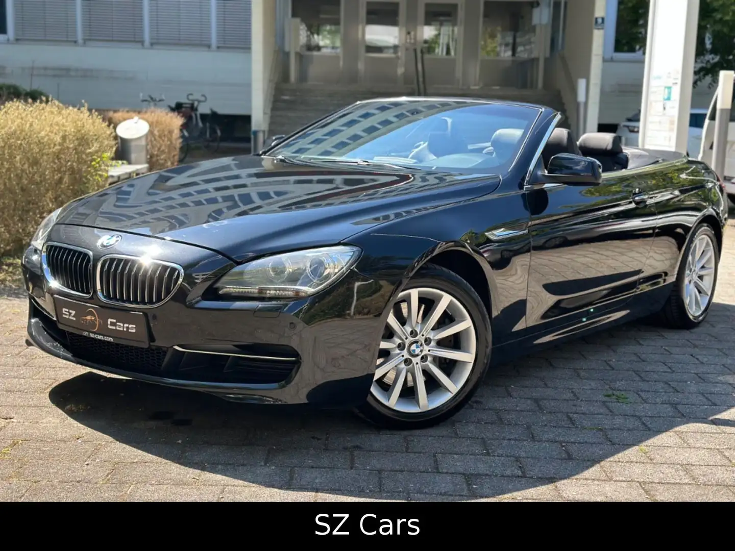 BMW 640 i Cabrio*LEDER*LED*KEYLESS*NAVI Negru - 1
