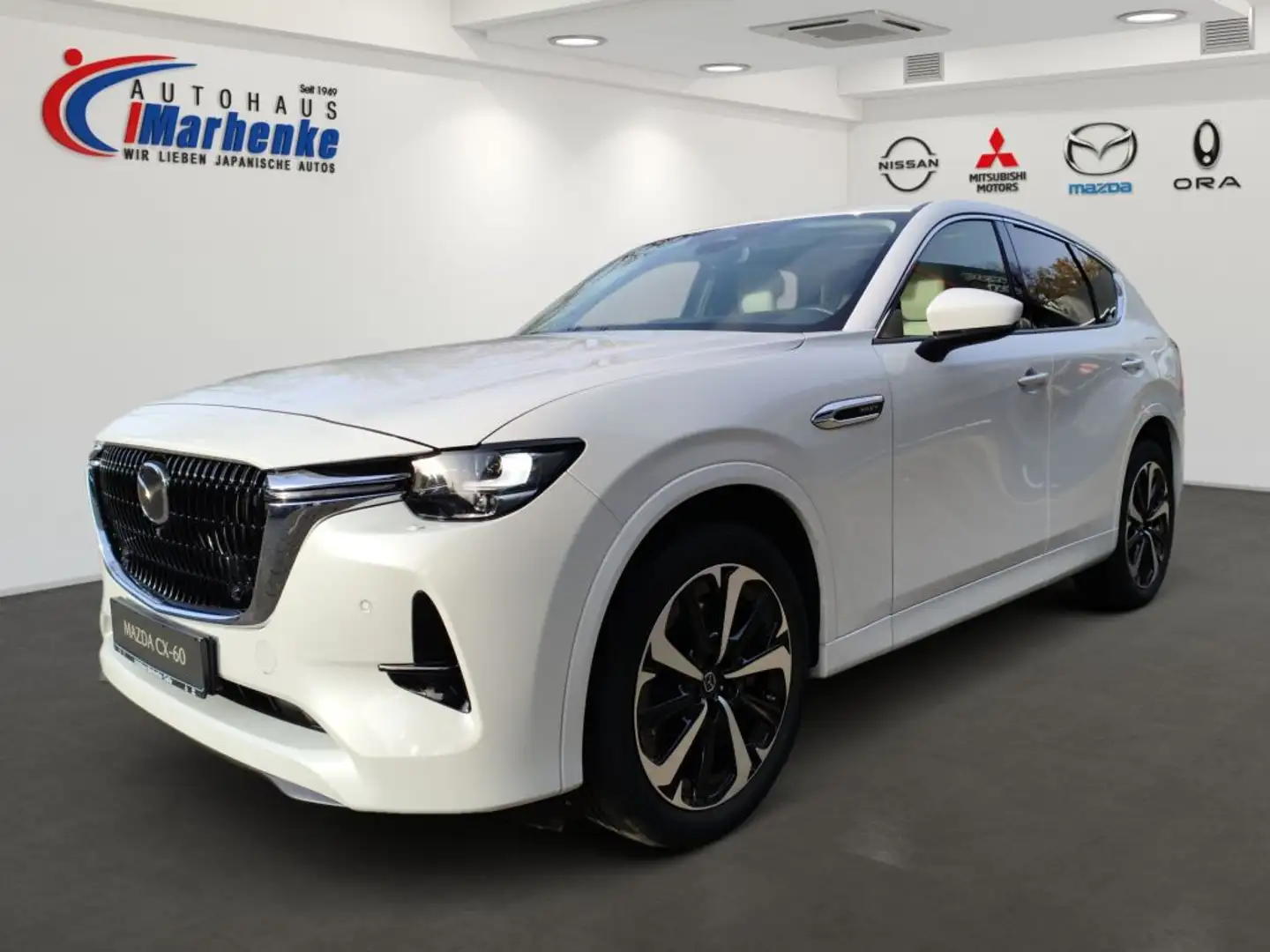 Mazda CX-60 AWD PHEV Aut. TAKUMI, Glasd., WKR Weiß - 1