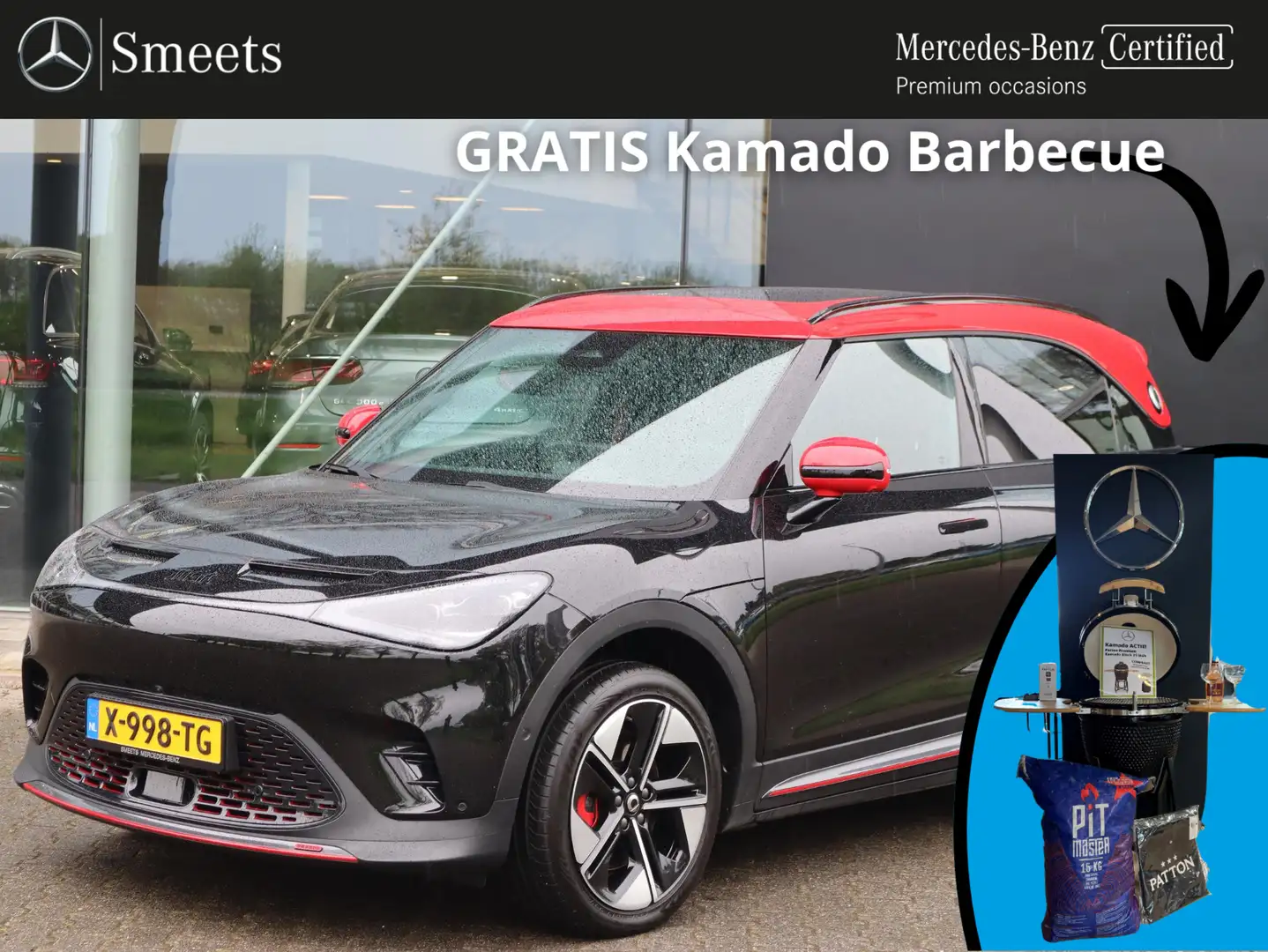 smart #1 BRABUS 66 kWh Zwart - 1