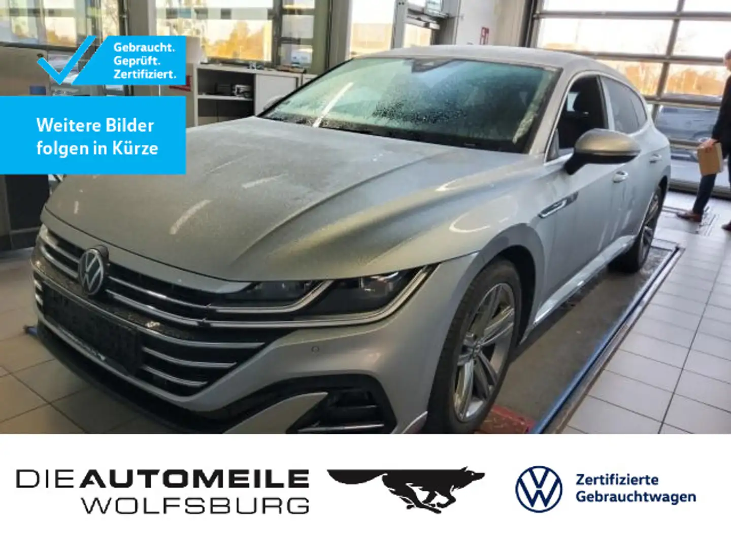 Volkswagen Arteon 2.0 TDI DSG R-Line ACC/AHK Silber - 1