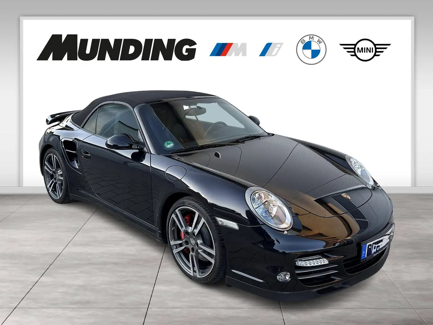 Porsche 997 911 Turbo Cabrio Schaltgetriebe-im Kundenauftrag- Černá - 2