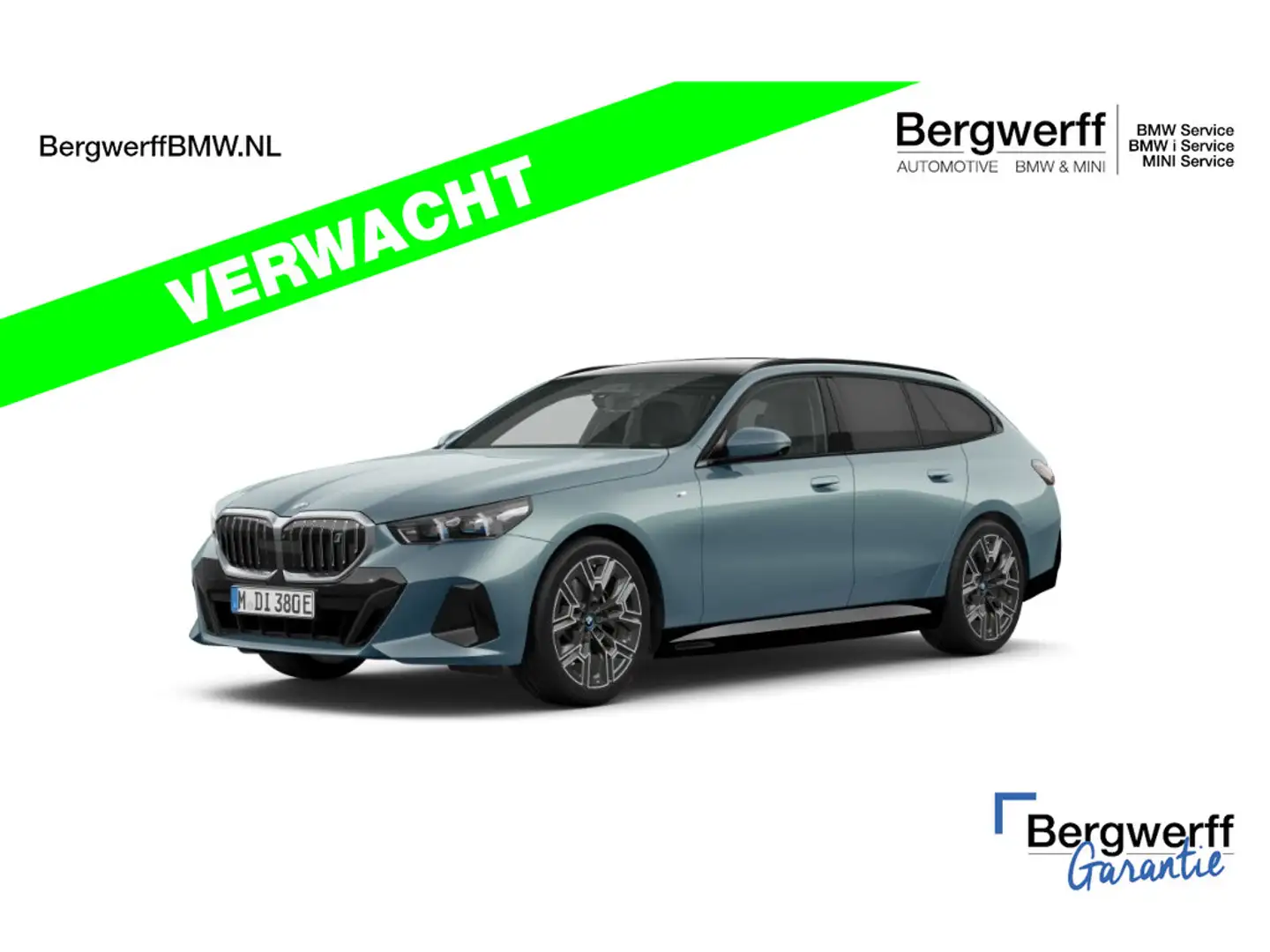 BMW i5 Touring eDrive40 M-Sport - Onderstel Prof - Bowers Groen - 1