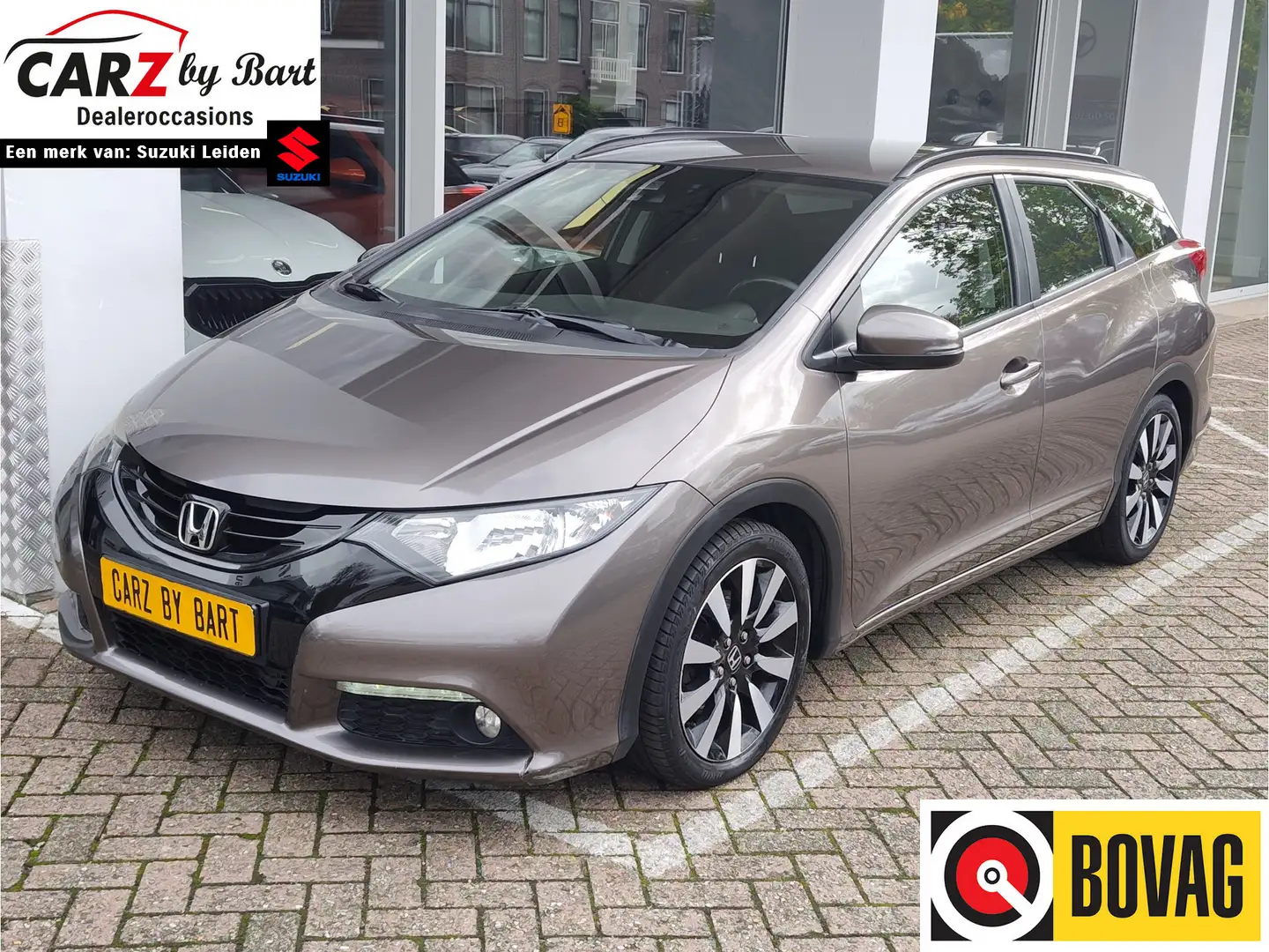 Honda Civic Tourer 1.8 COMFORT Cruise | Trekhaak | Dodehoeksen Bruin - 1