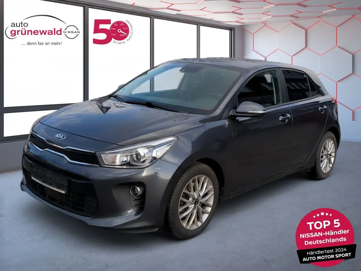 Kia Rio 1.0 T-GDI Dream Team,Klima,Sitzhzg,Navi Noir - 1