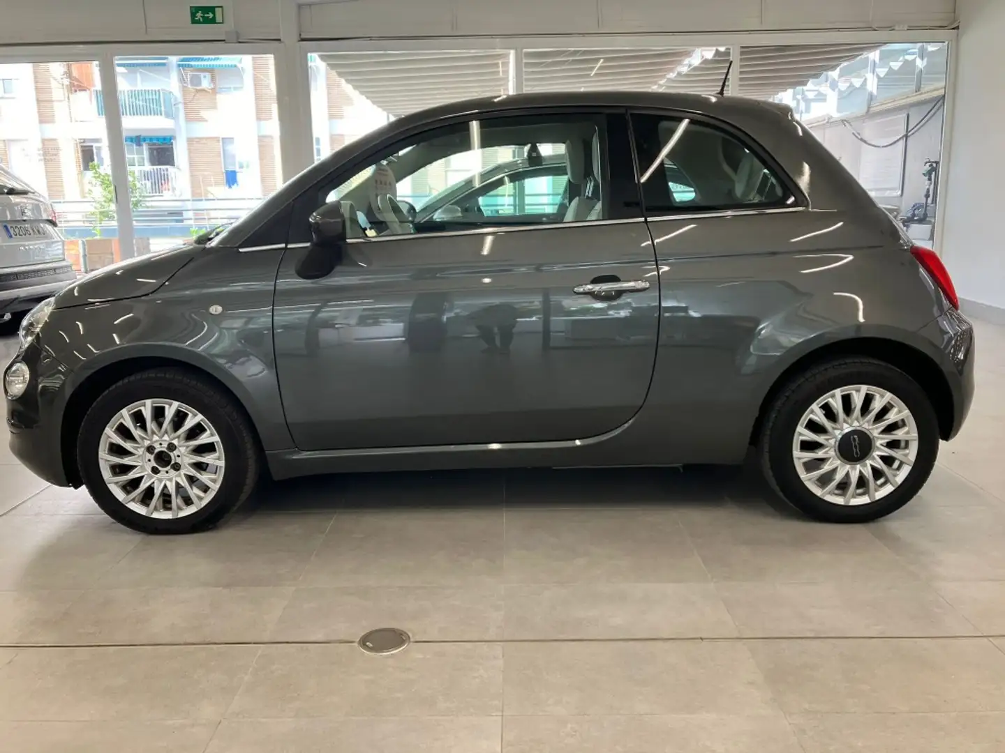 Fiat 500 1.2 Lounge Gris - 1