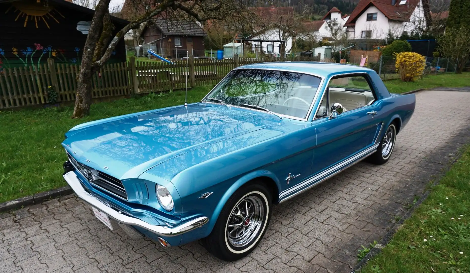 Ford Mustang V8 - Automatik mit TüV und H Zulassung Blau - 2