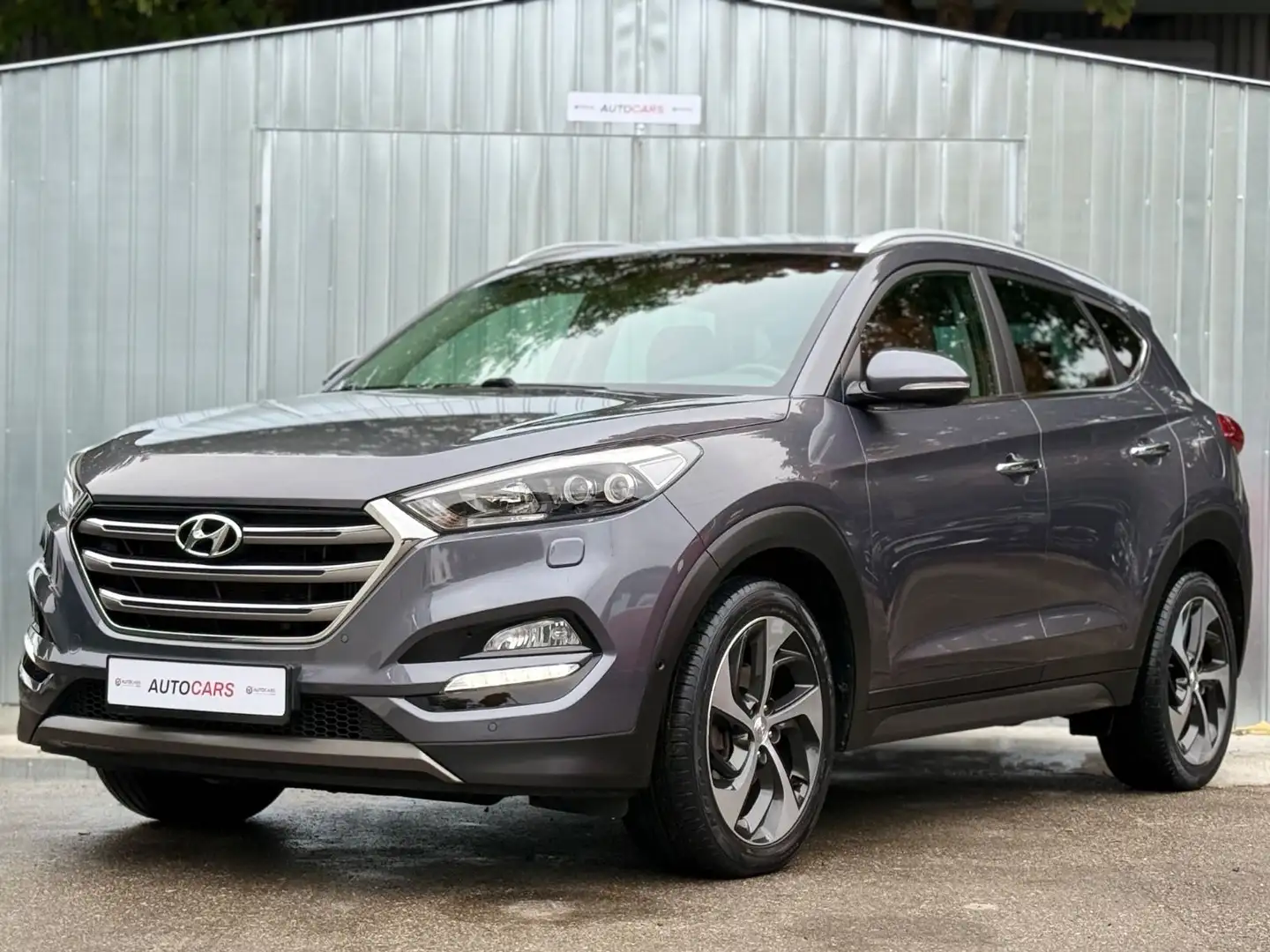 Hyundai TUCSON Premium 4WD/NAVI/KAM/SPUR-ASS/TEMP/LED Grau - 1