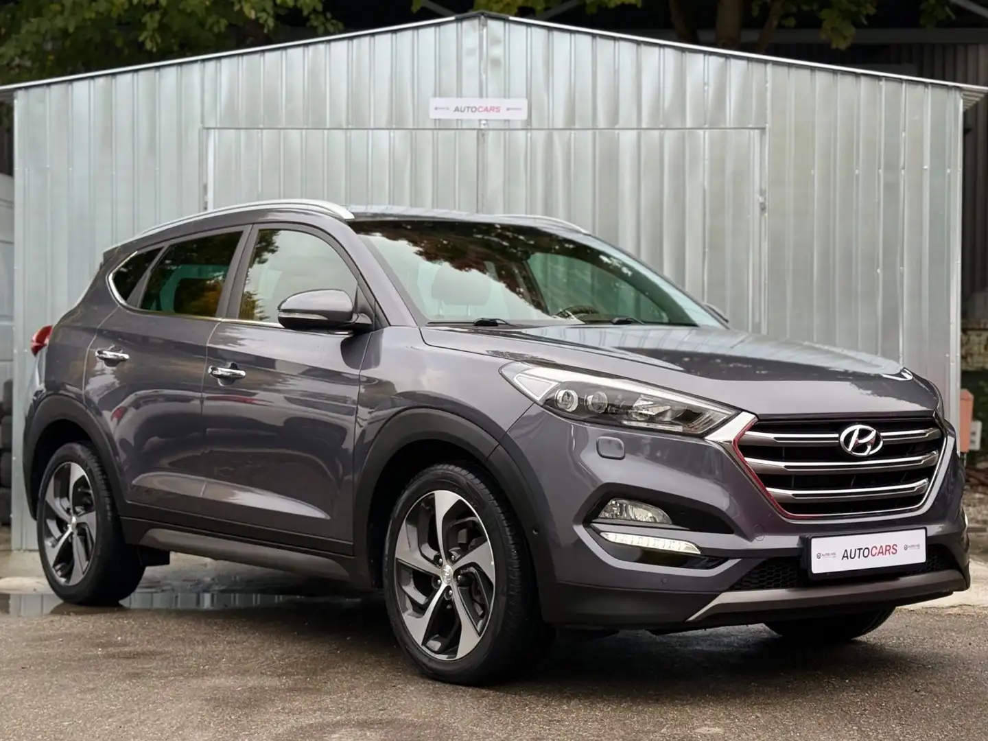 Hyundai TUCSON Premium 4WD/NAVI/KAM/SPUR-ASS/TEMP/LED Grau - 2