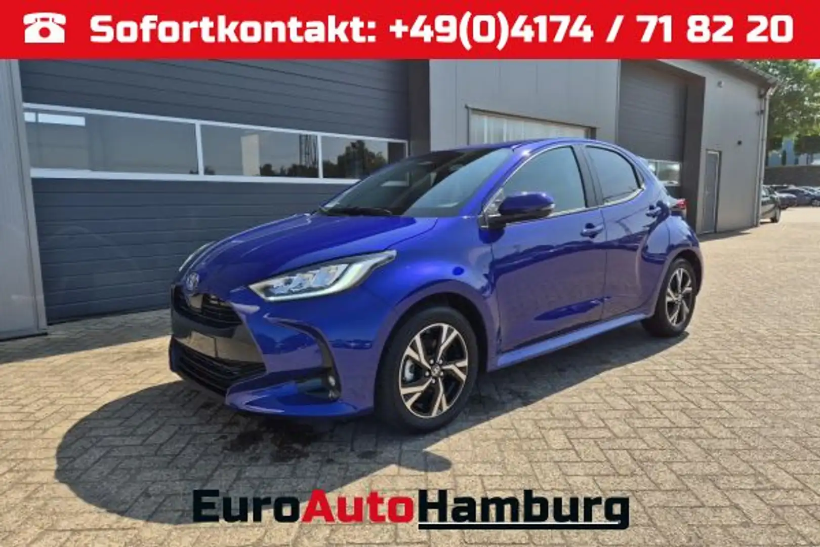 Toyota Yaris 1.5VVT-iE 116PS Automatik Teamplayer Klimaautomati Blauw - 1