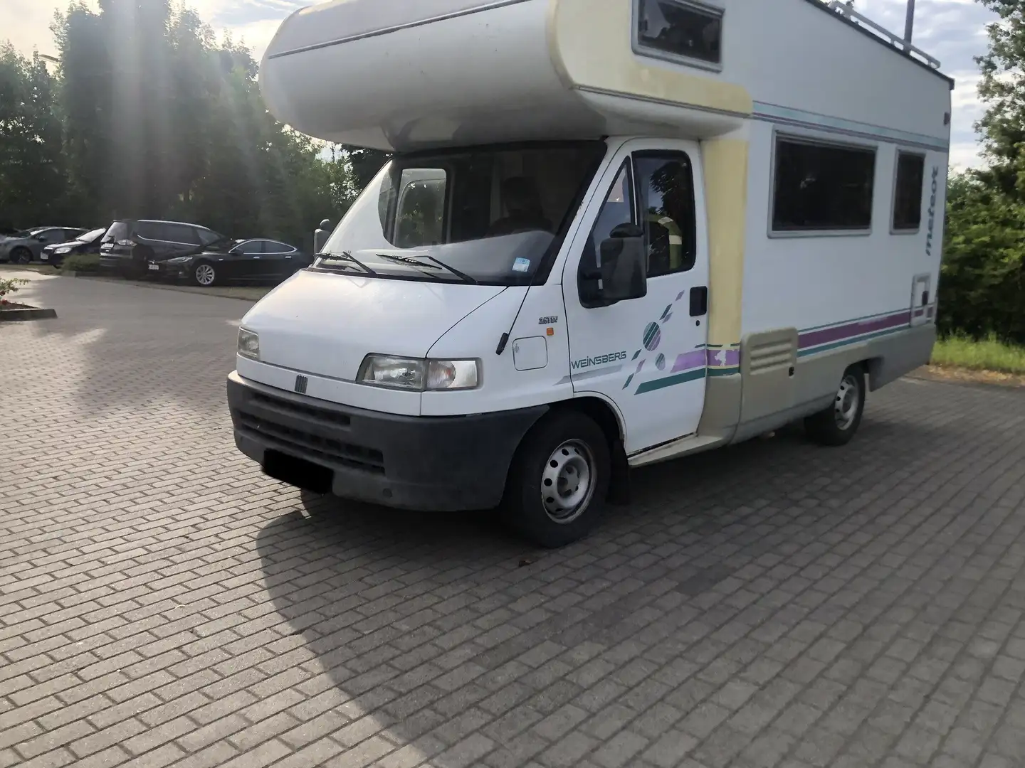 Fiat Ducato 2.5TD Wohnmobil Alkoven Weinsberg Meteor Weiß - 1