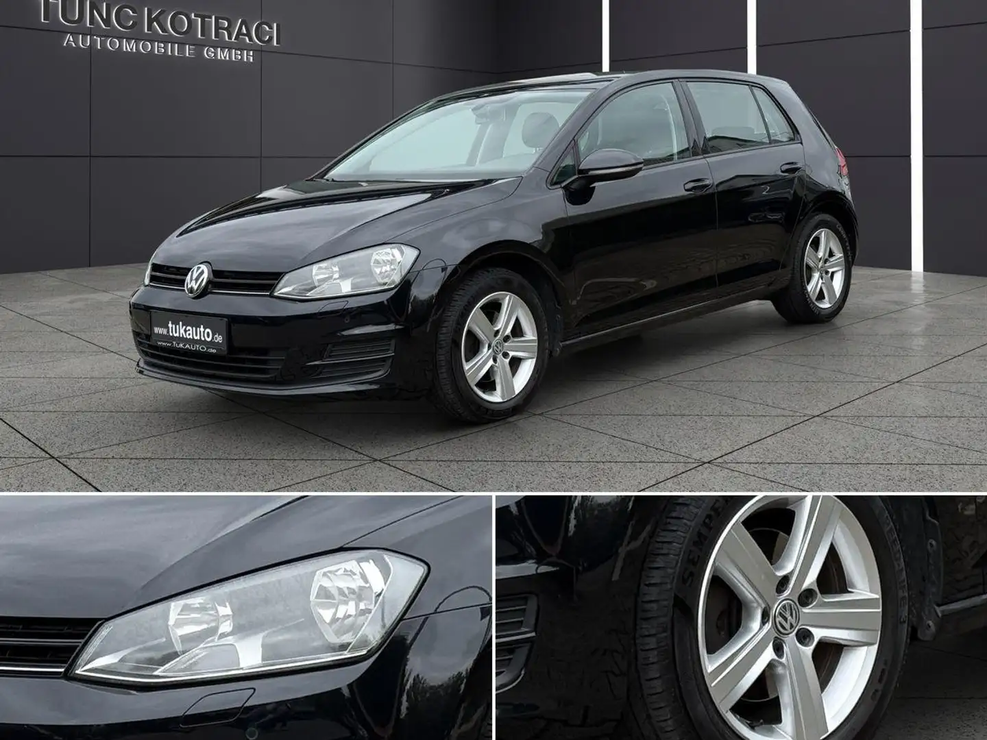 Volkswagen Golf VII 2.0 TDI LIM CL|SHZ|NAVI|ZAHNRIEMEN NEU Schwarz - 1