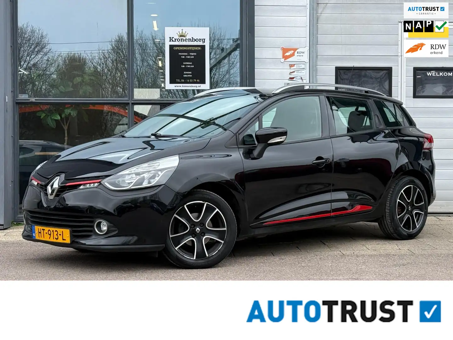 Renault Clio Estate 0.9 TCe Expression, NAP, APK, NAVI Noir - 1