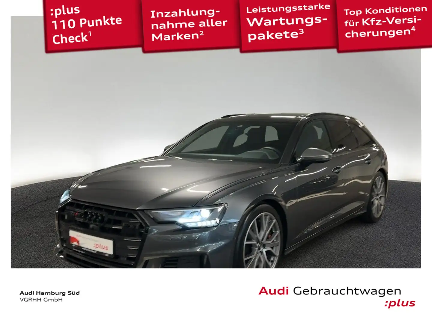 Audi S6 TDI qu. tiptronic S-SITZE/LUFT/B&O/ACC Grau - 1
