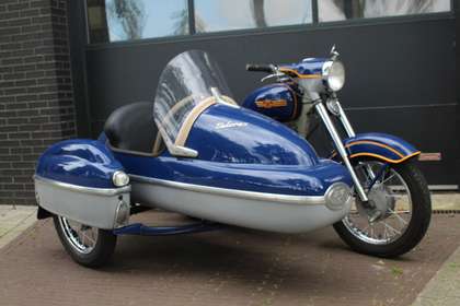 Jawa 350 Senior Velorex Zijspan Gespan GERESTAUREERD 2-Cili