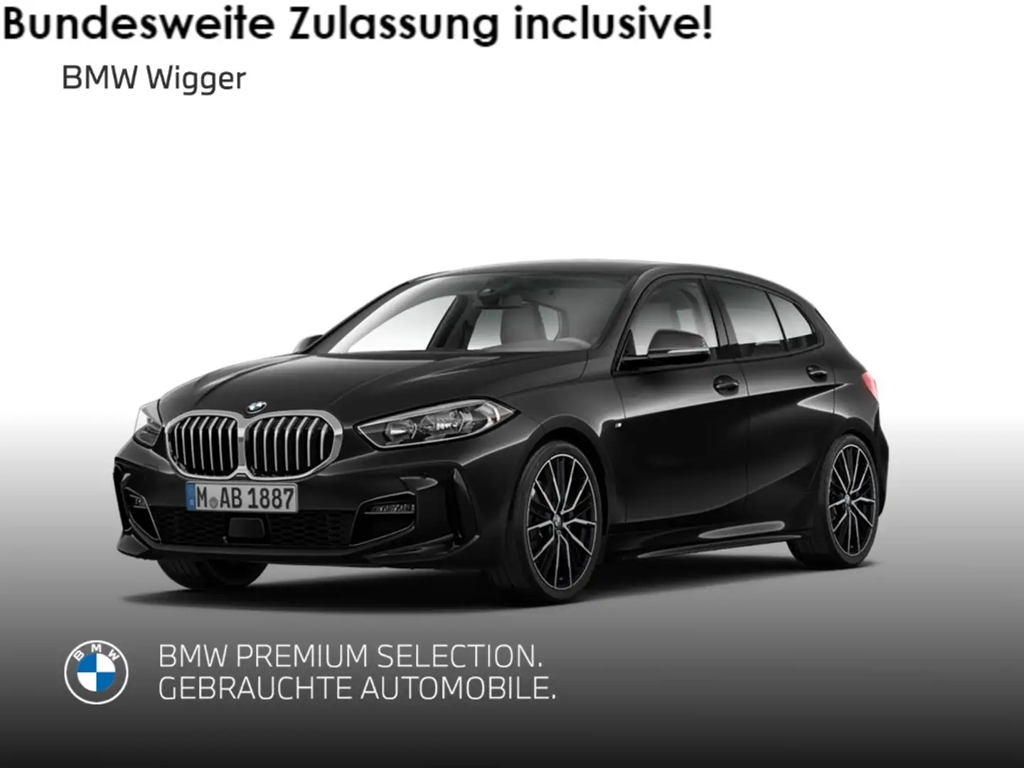 BMW 120 d xDrive Aut. M Sport/Navi/Soundsystem/LED Schwarz - 1