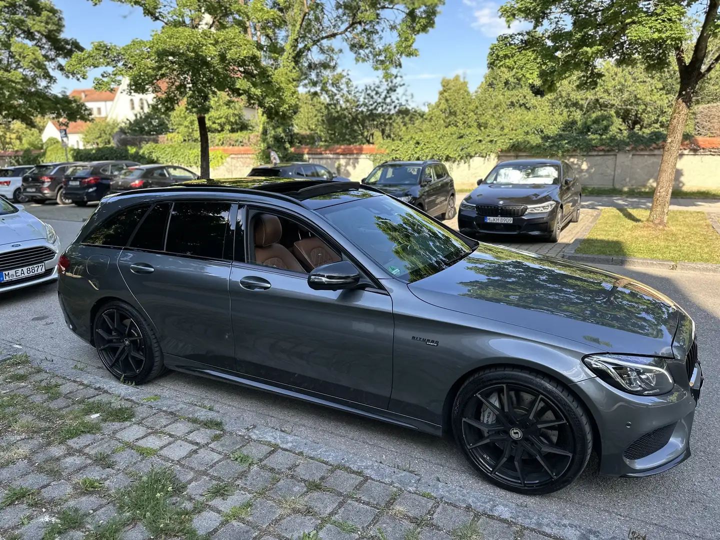 Mercedes-Benz C 43 AMG DESIGNO PAGA PANO 360 HUD Šedá - 2