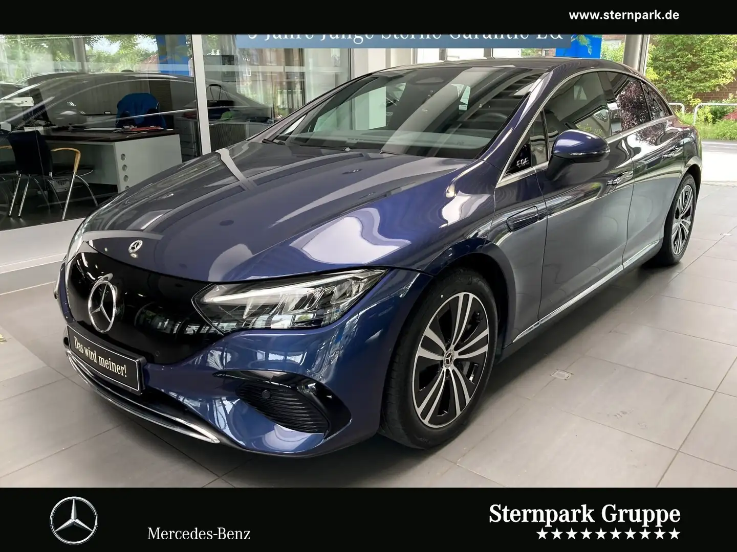 Mercedes-Benz EQE 300 EQE 300 AHK+Distronic+Memory+Key-Go+TWA+Kamera LED Blau - 1