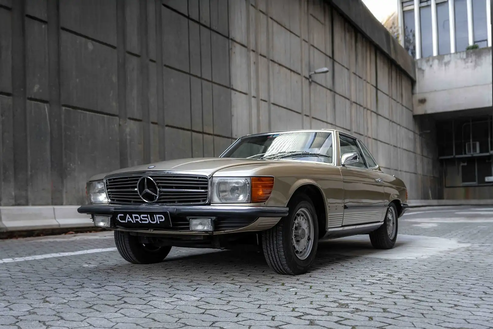Mercedes-Benz 350 SL W107 - 1974 - Hard-Top - BVM Auriu - 1