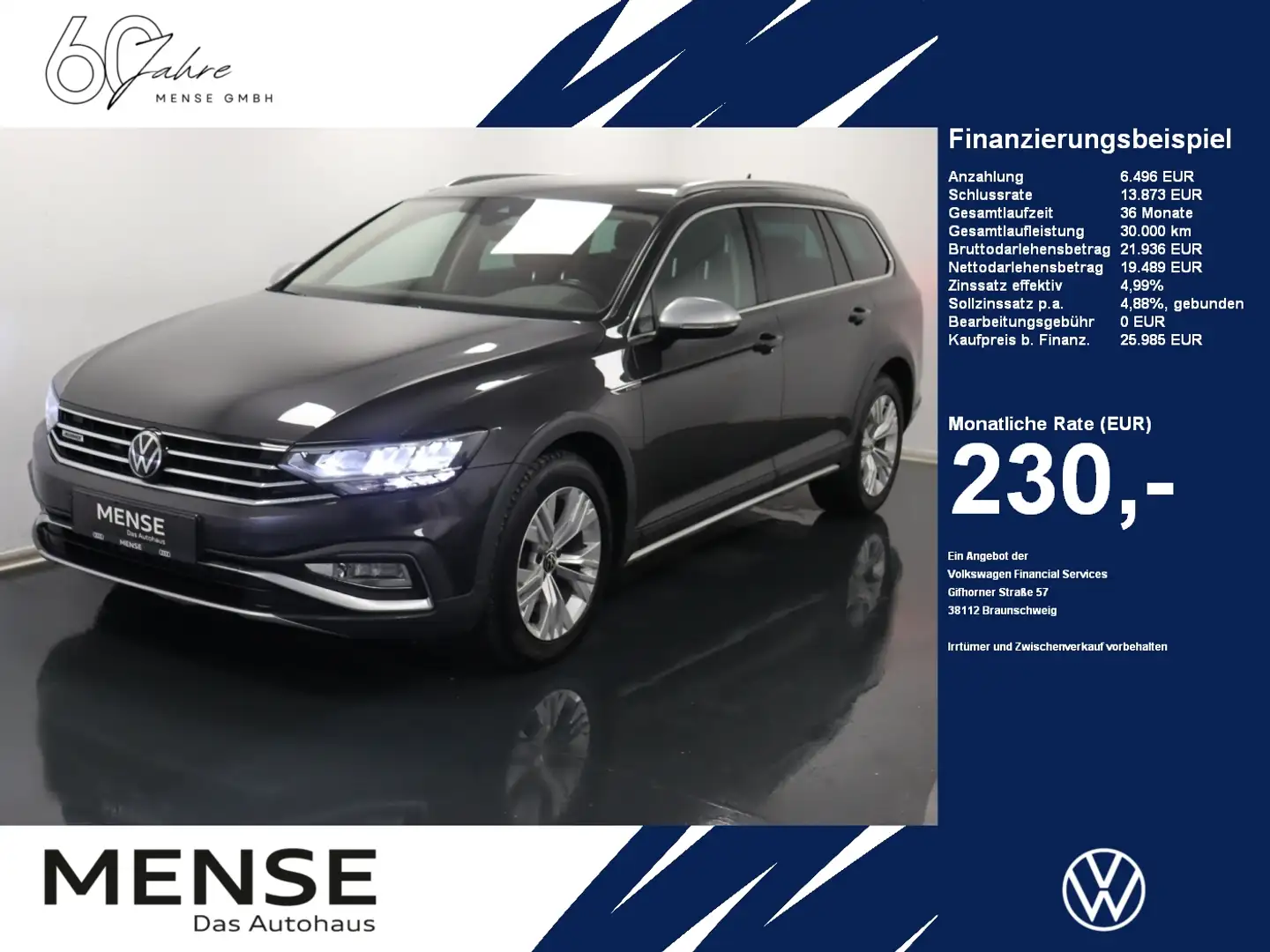 Volkswagen Passat Alltrack 2.0 TDI 4Motion DSG |AHK|ACC|PDC Gris - 1