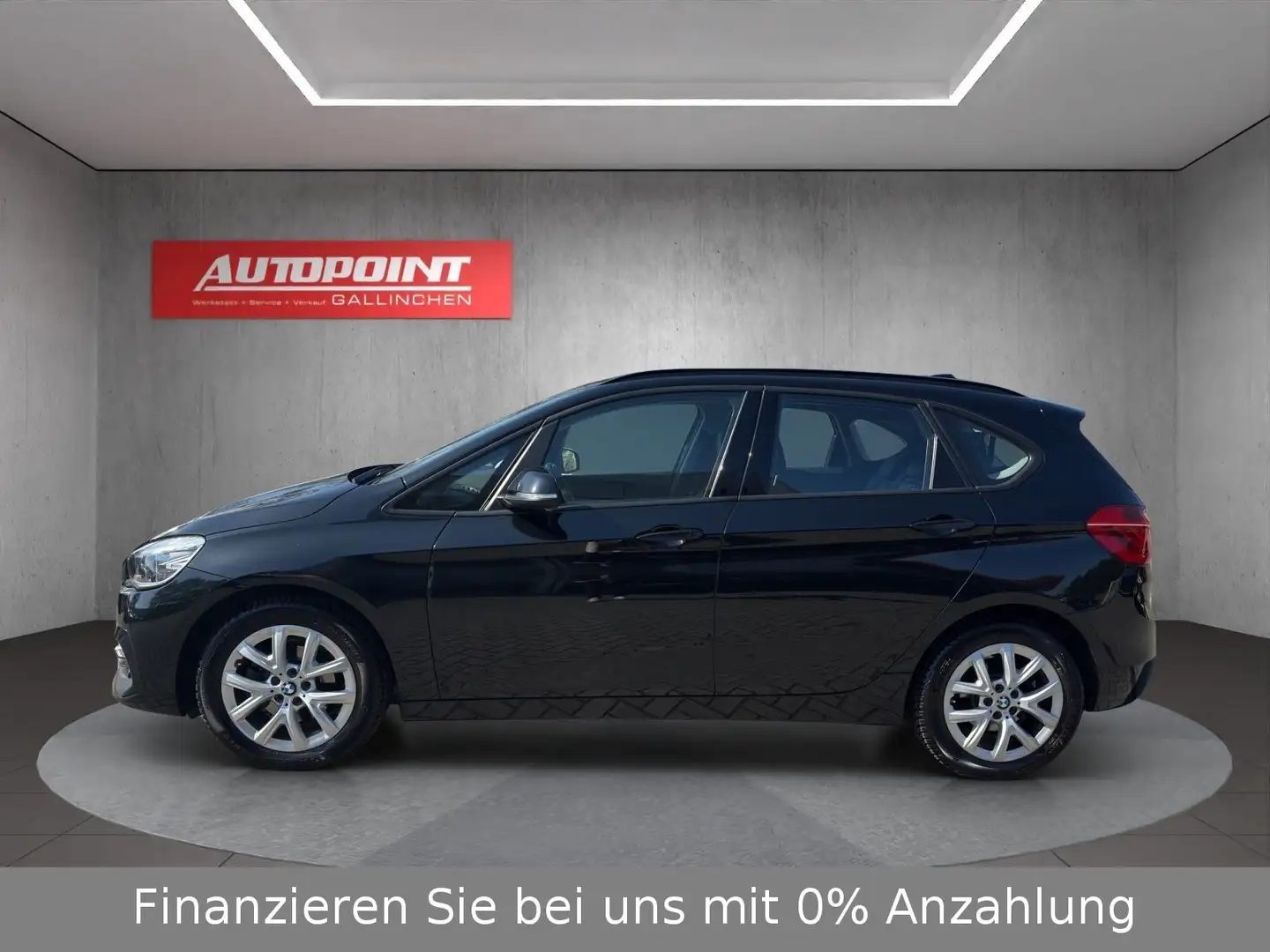 BMW 218 Sport Line mit Leder+LED Schwarz - 2