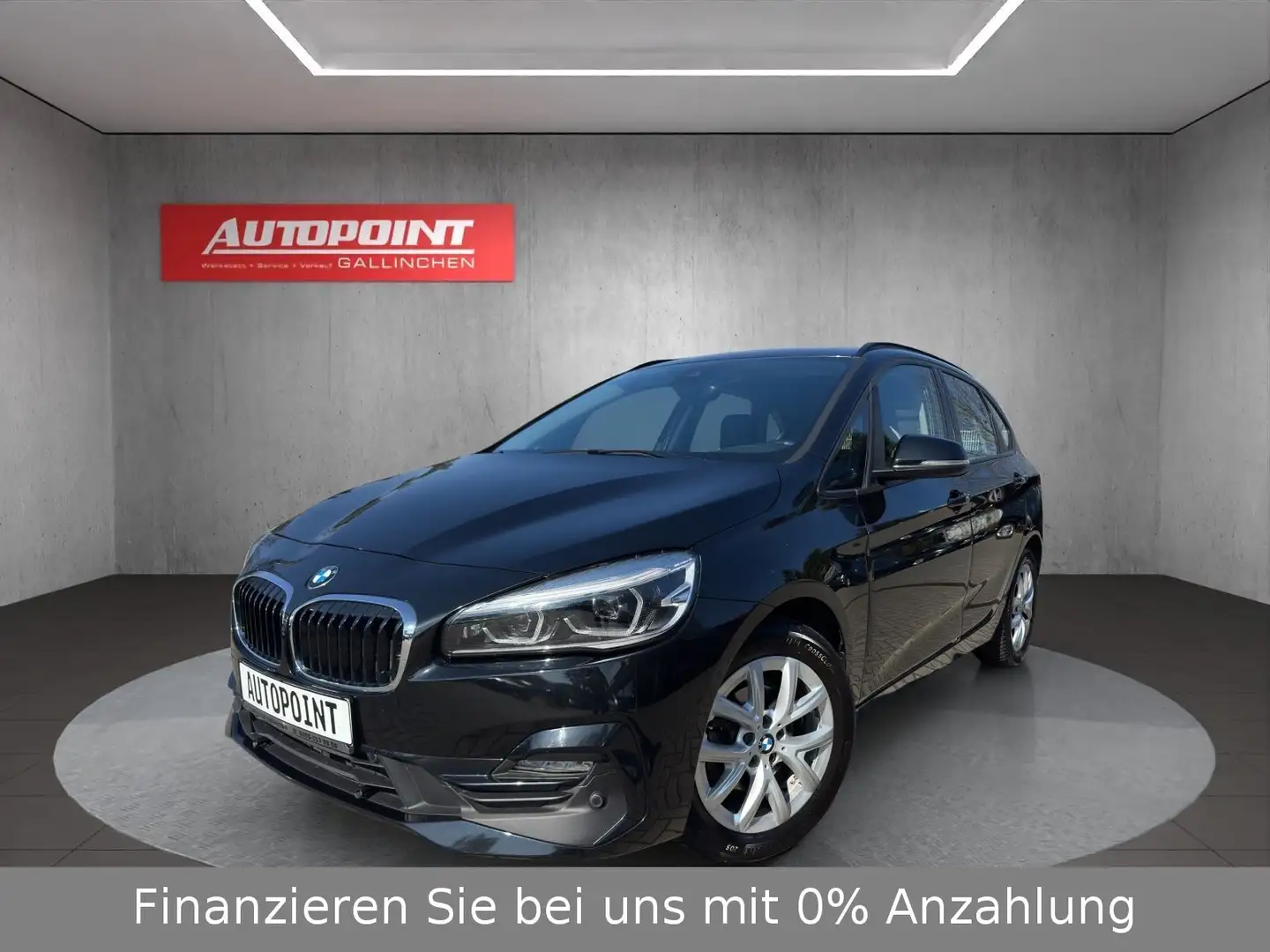 BMW 218 Sport Line mit Leder+LED Schwarz - 1