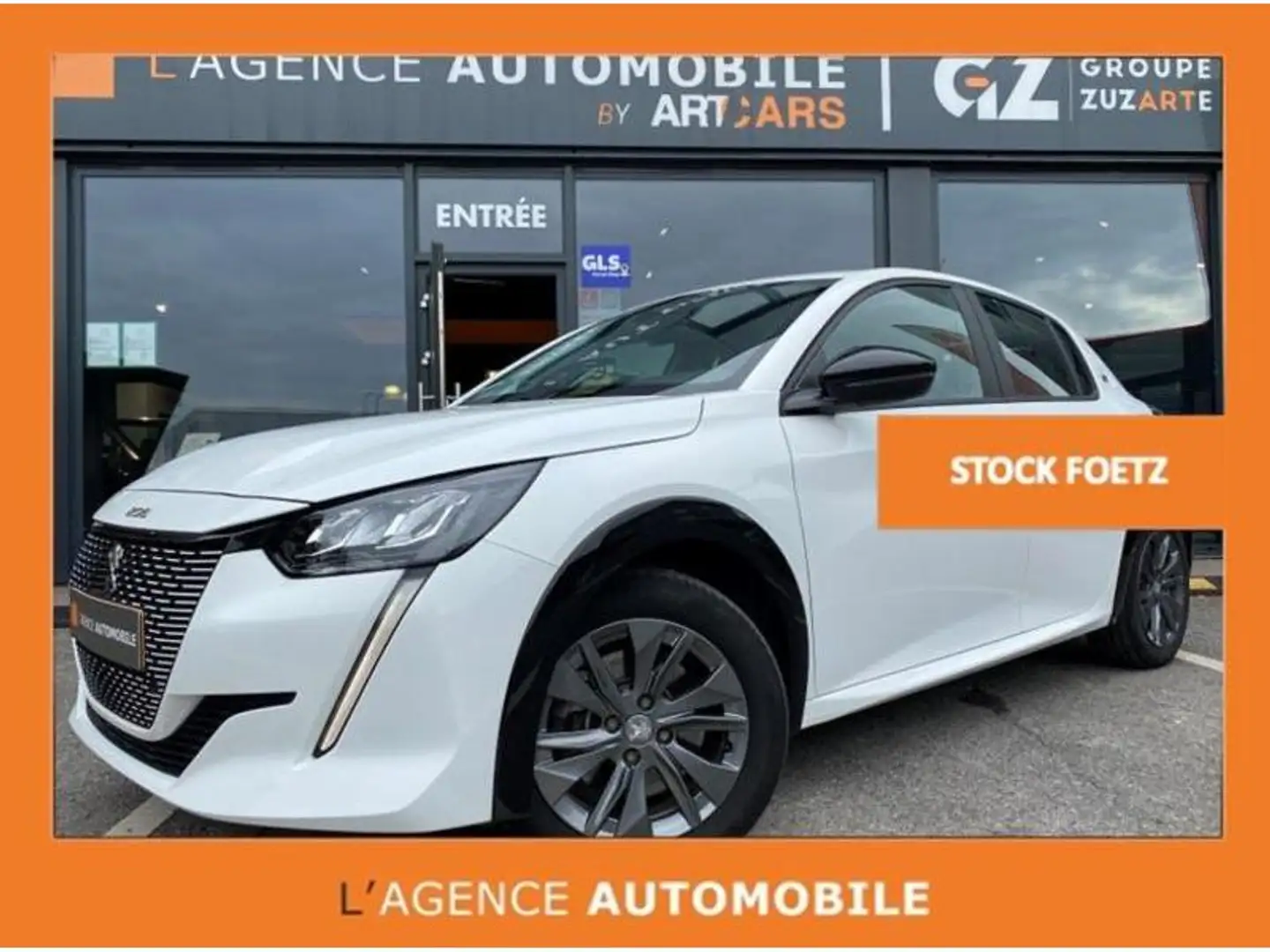 Peugeot e-208 Active Alb - 1