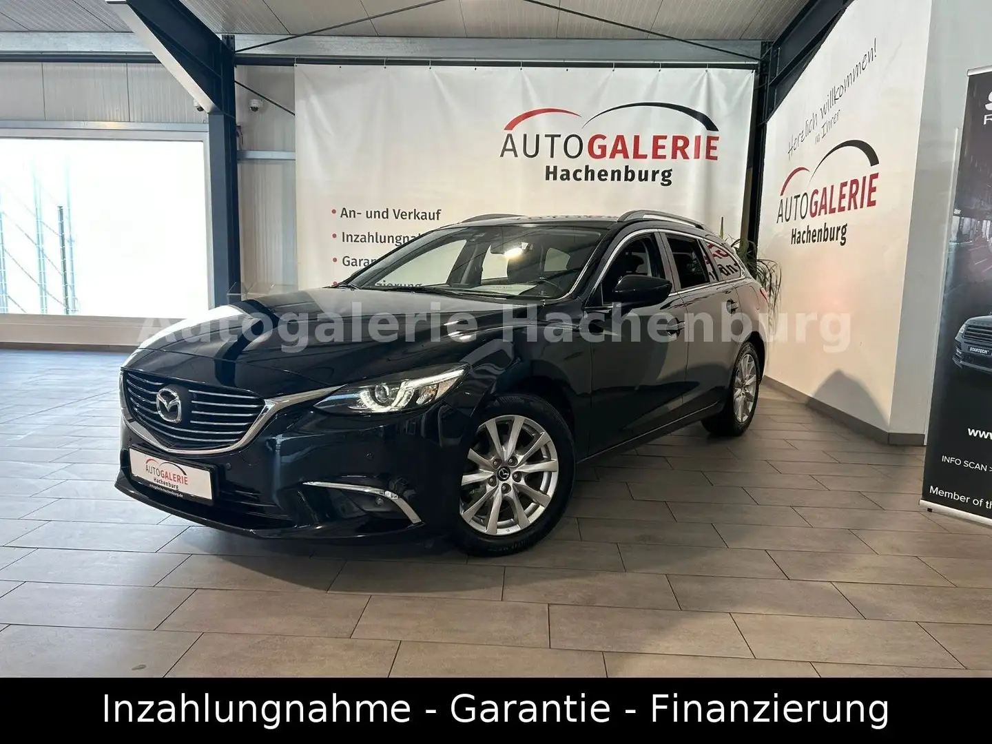 Mazda 6 Kombi Exclusive-Line Aut./Xenon/NAVI/GARANT/E6 Noir - 1