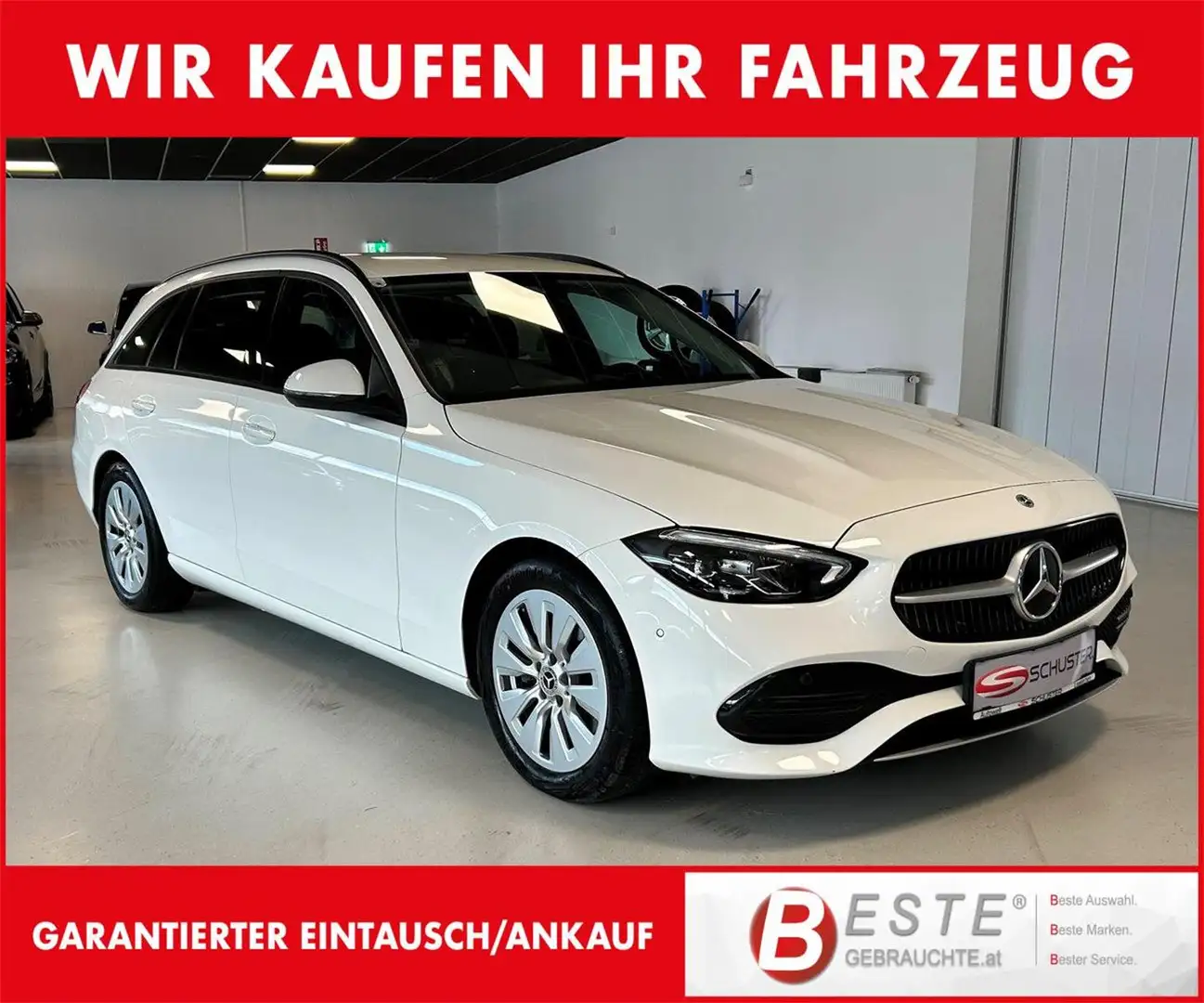 Mercedes-Benz C 200 d T Weiß - 1