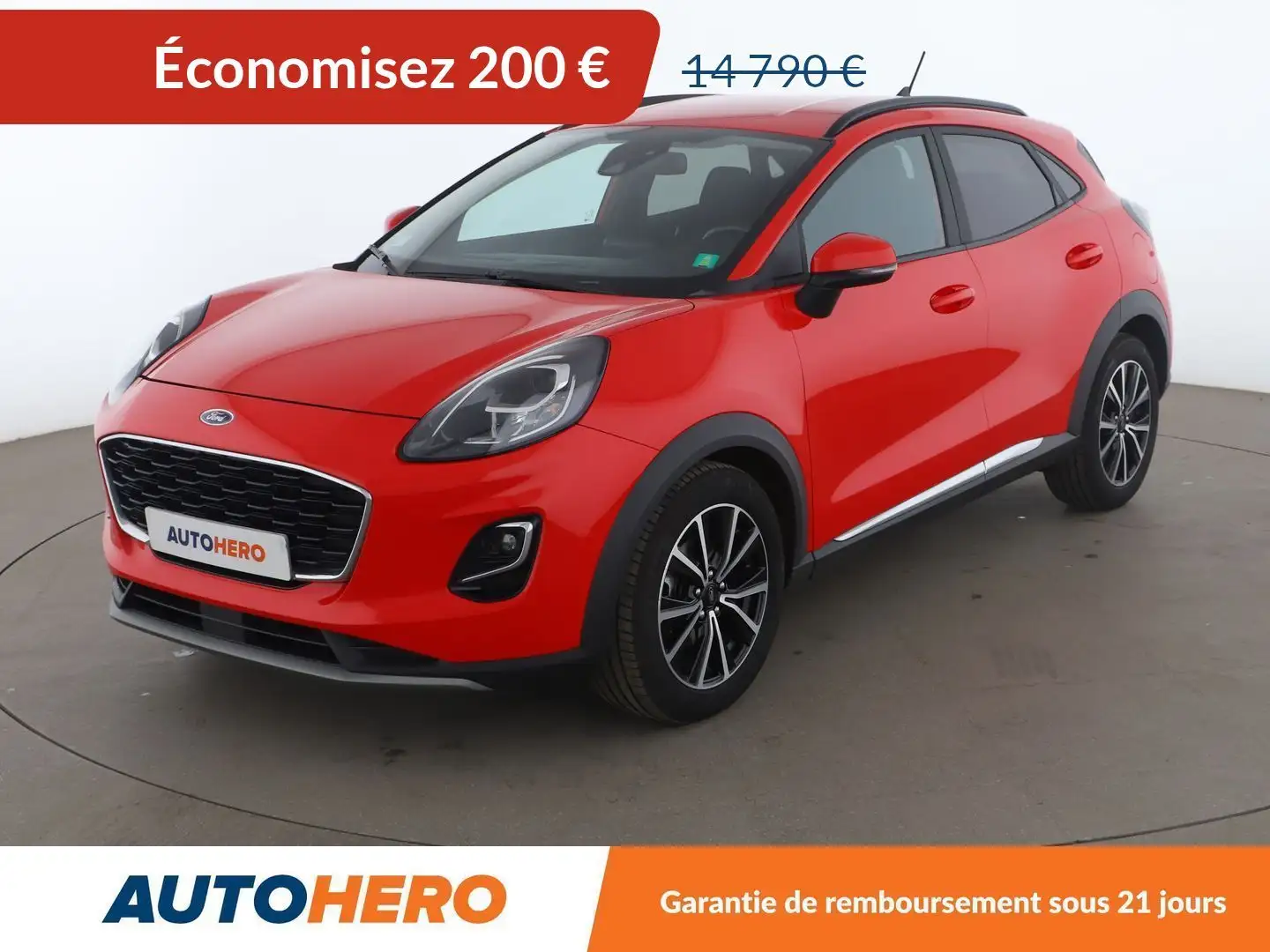 Ford Puma 1.5 EcoBlue Titanium Rouge - 1