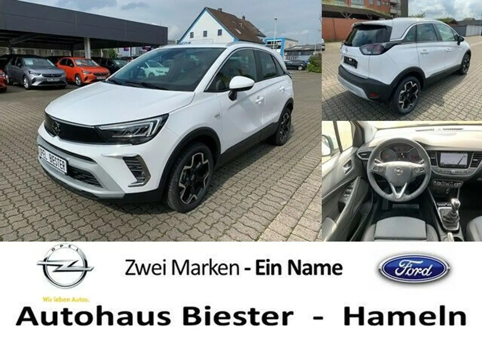 Opel Crossland X Crossland Elegance 110PS *Sofort lieferbar*   HM Weiß - 1