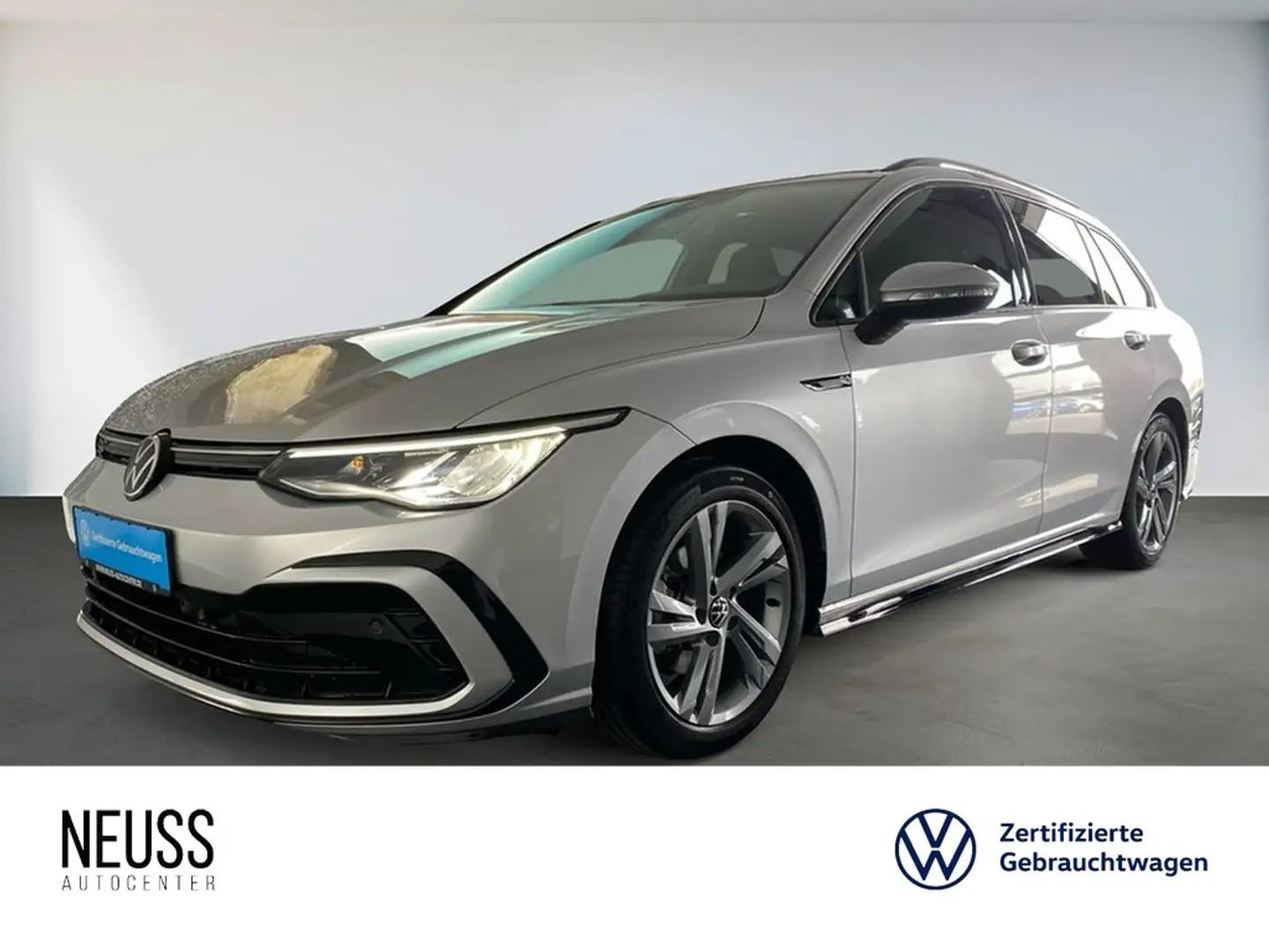 Volkswagen Golf Variant 1.5 eTSI DSG R-Line NAVI+SHZ+LED+ Silber - 1