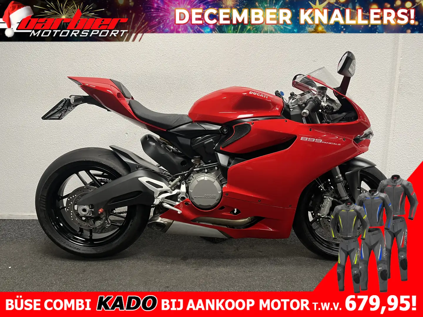Ducati 899 Panigale Rood - 1