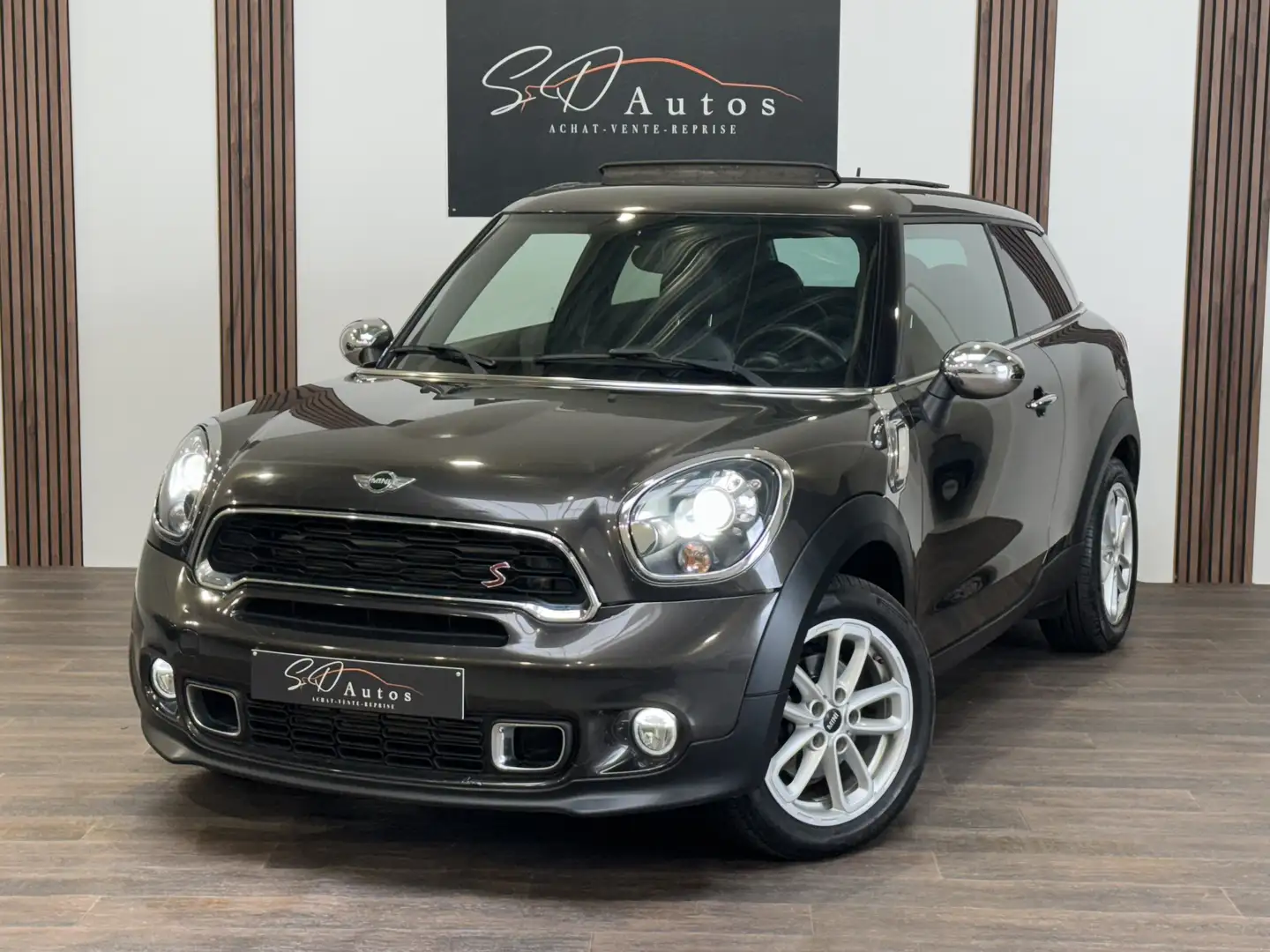 MINI Cooper SD Paceman * BOITE AUTOMATIQUE * T.PANO * CUIR * CLIM * GPS Brun - 1