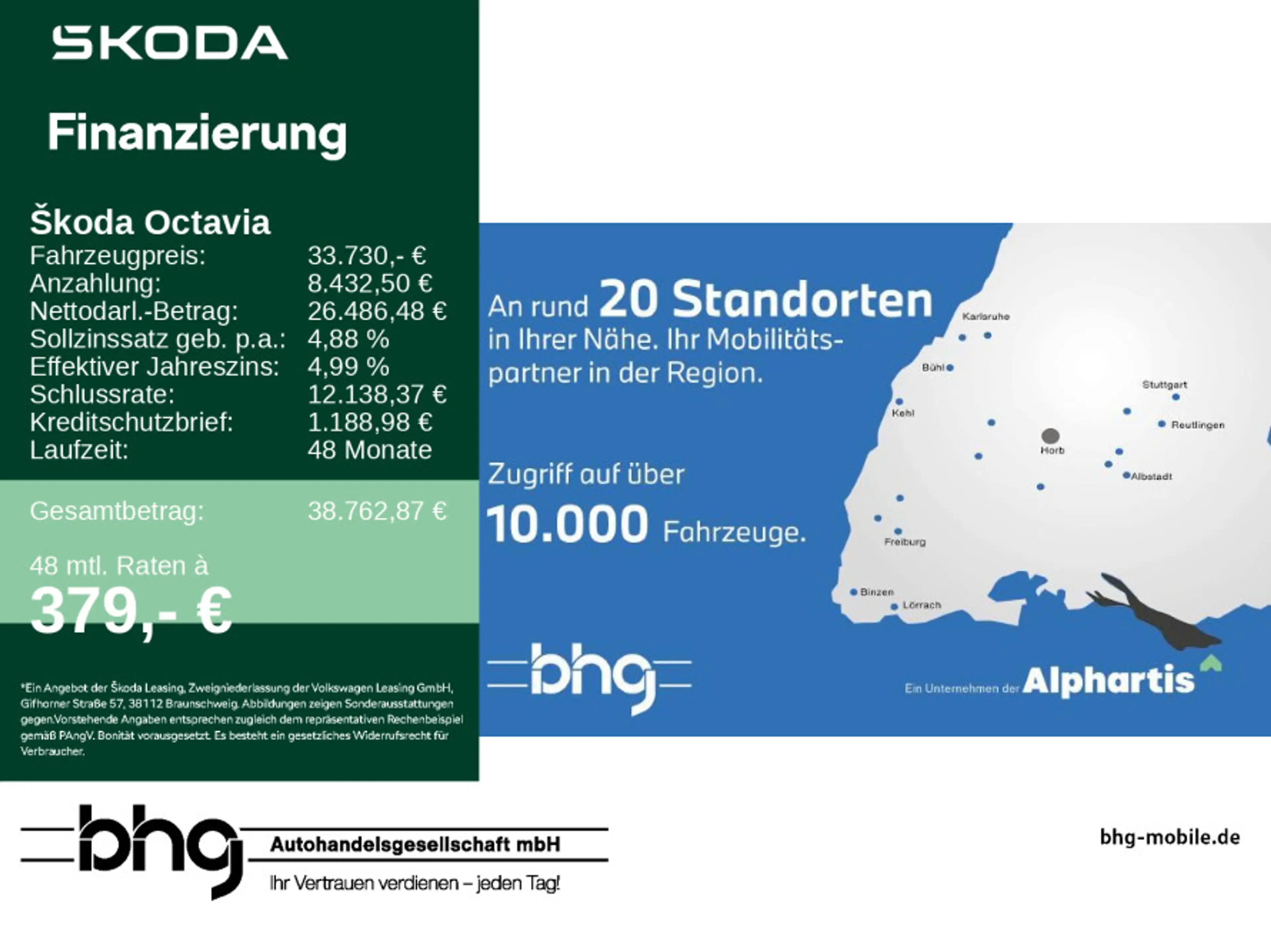 Skoda Octavia Combi 1.5 TSI SELECTION