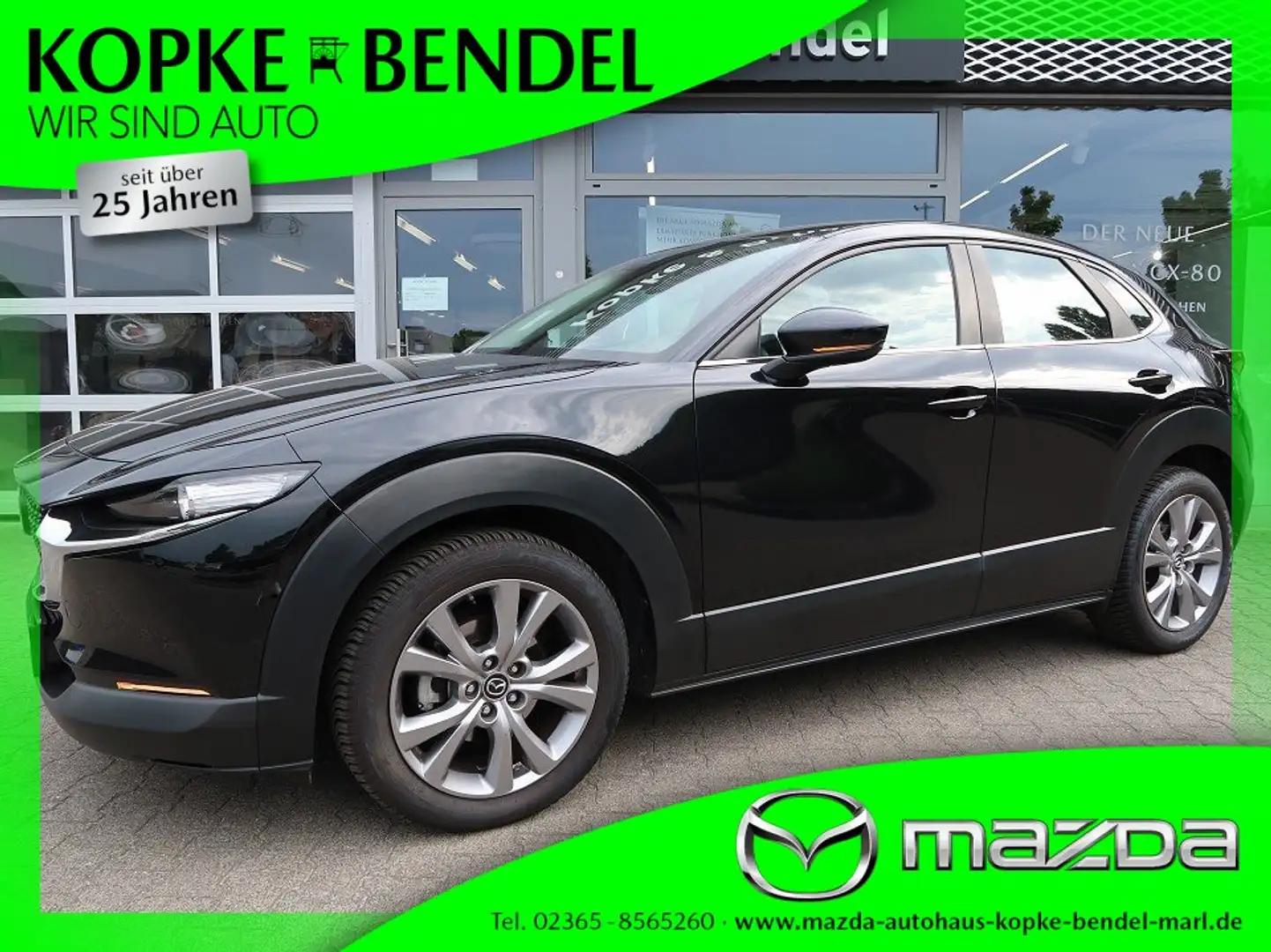 Mazda CX-30 Selection Automatik*1. Hand*150 PS*viele Extras* S Schwarz - 1