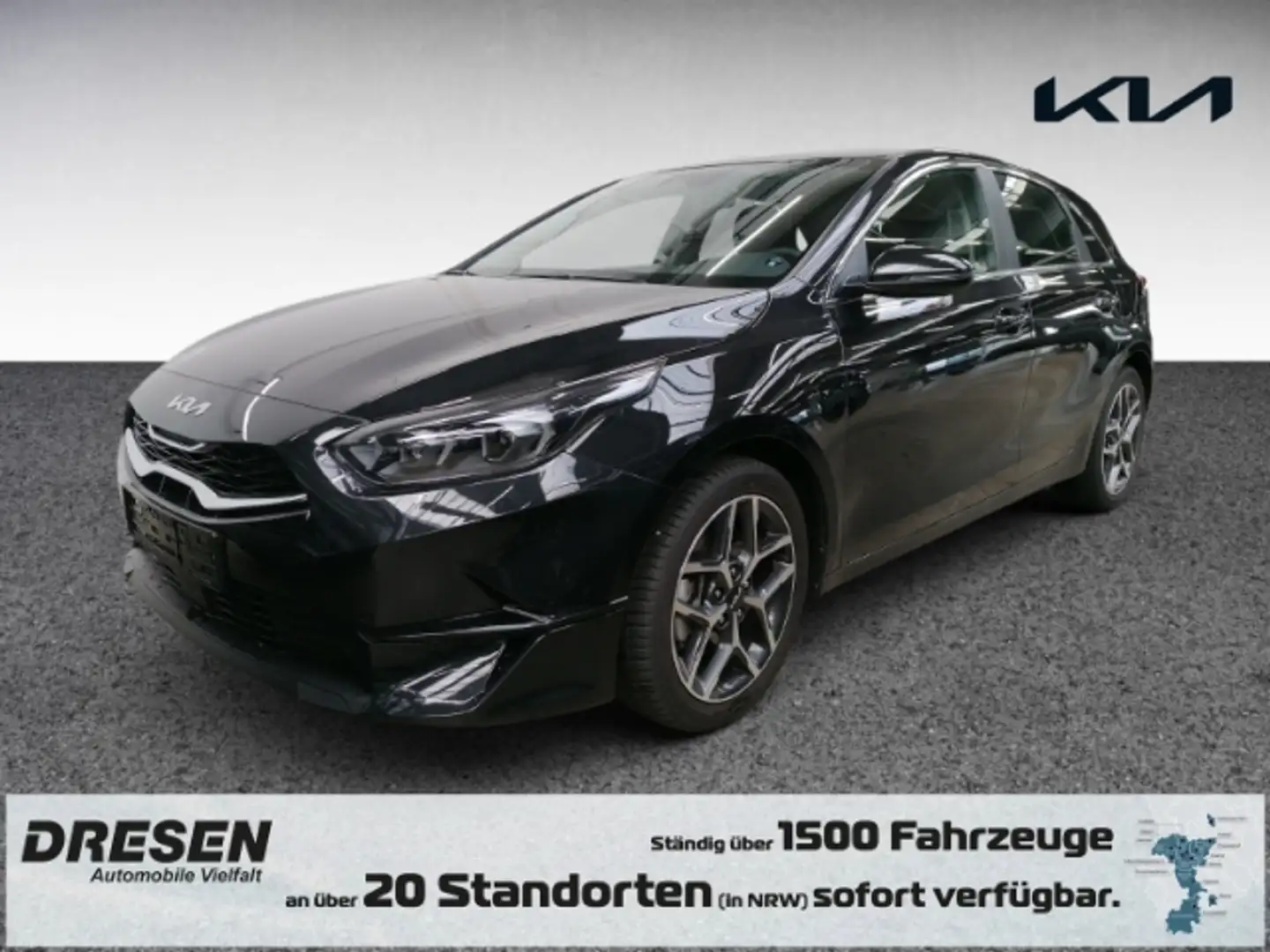 Kia Ceed / cee'd SPIRIT 1.5T 140 NAVI,DAB,KLIMA,CARPLAY,SITZHZG,LEN Zwart - 1