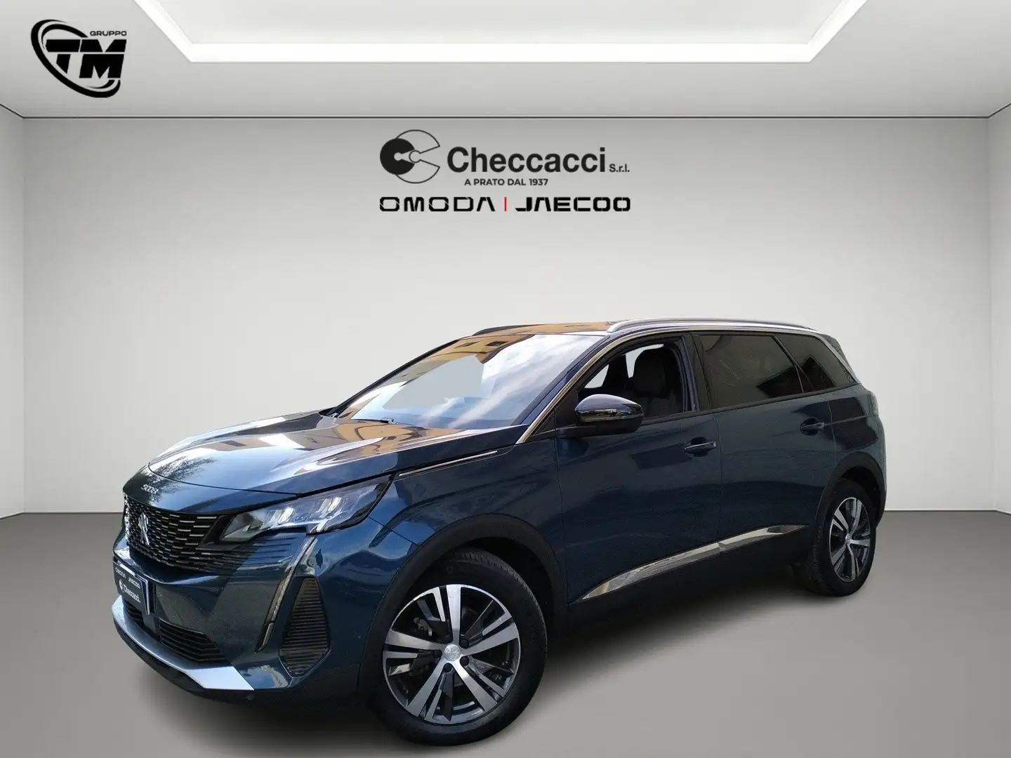 Peugeot 5008 II 2021 1.5 bluehdi Allure Pack 7 POSTI *IVA ESP. Albastru - 1