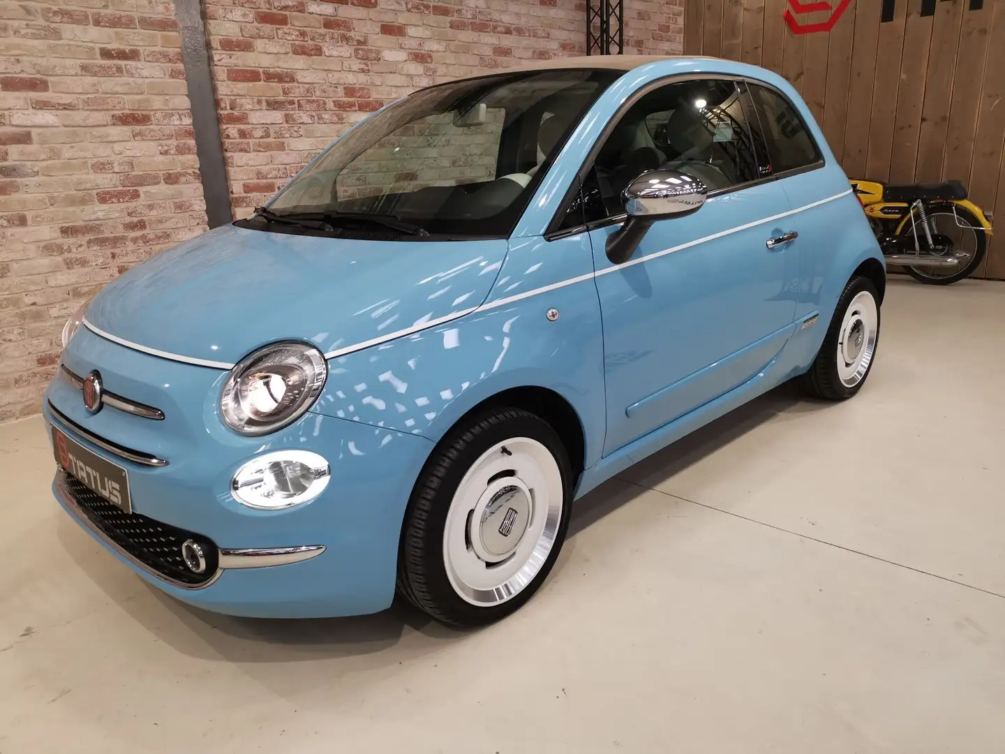 Fiat 500 LIMITED MODEL. SPIAGGINA'58. Uniek CABRIO Bleu - 1