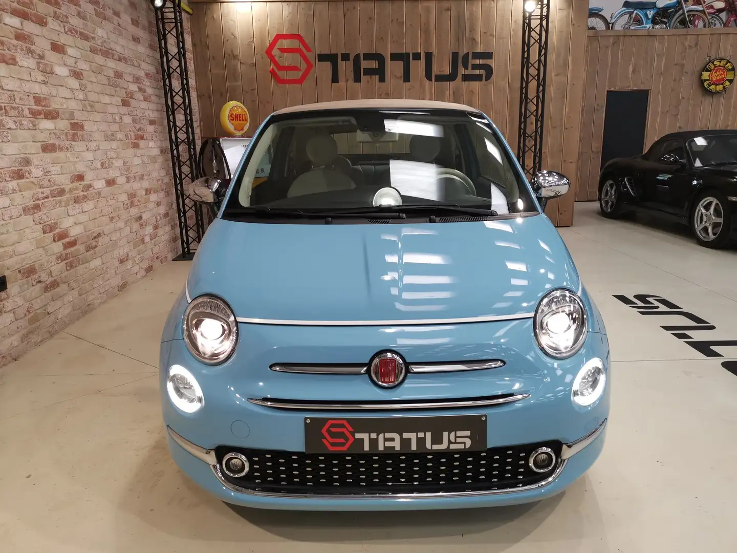 Fiat 500 LIMITED MODEL. SPIAGGINA'58. Uniek CABRIO Bleu - 2
