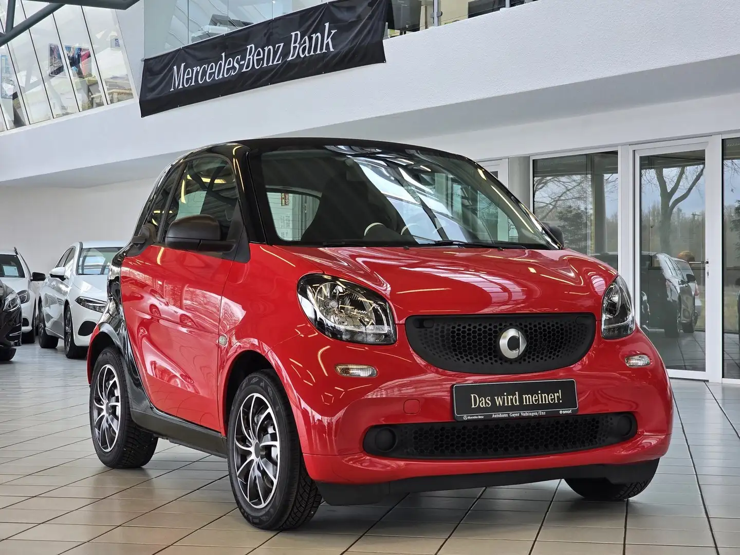 smart forTwo Fortwo Coupé Twinamic KLIMA+TEMPOMAT+BLUETOOTH++ Rot - 1