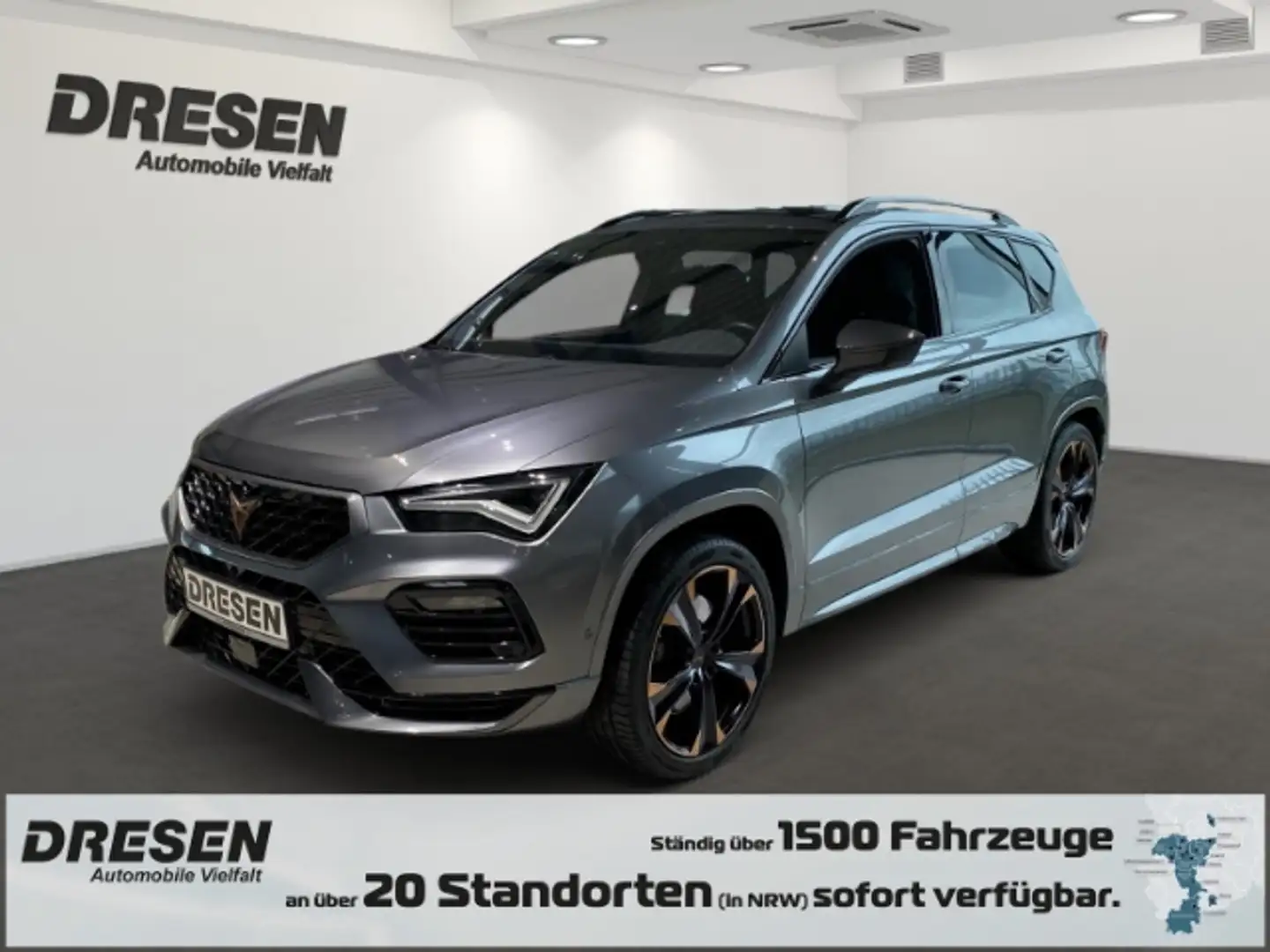 CUPRA Ateca 2.0 TSI DSG Anhängerkupplung+Navi+ 360 Grad Kamera Grau - 1