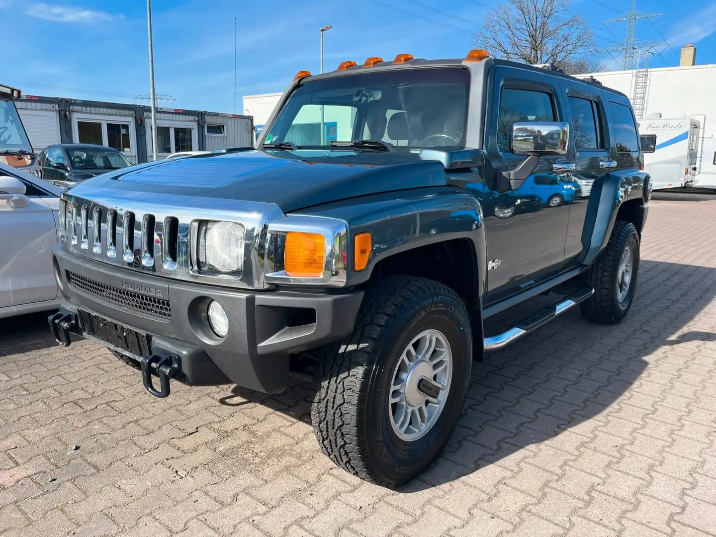 HUMMER H3 3.5 Executive*Motorschaden*AHK*Leder*SHZ* Gris - 1