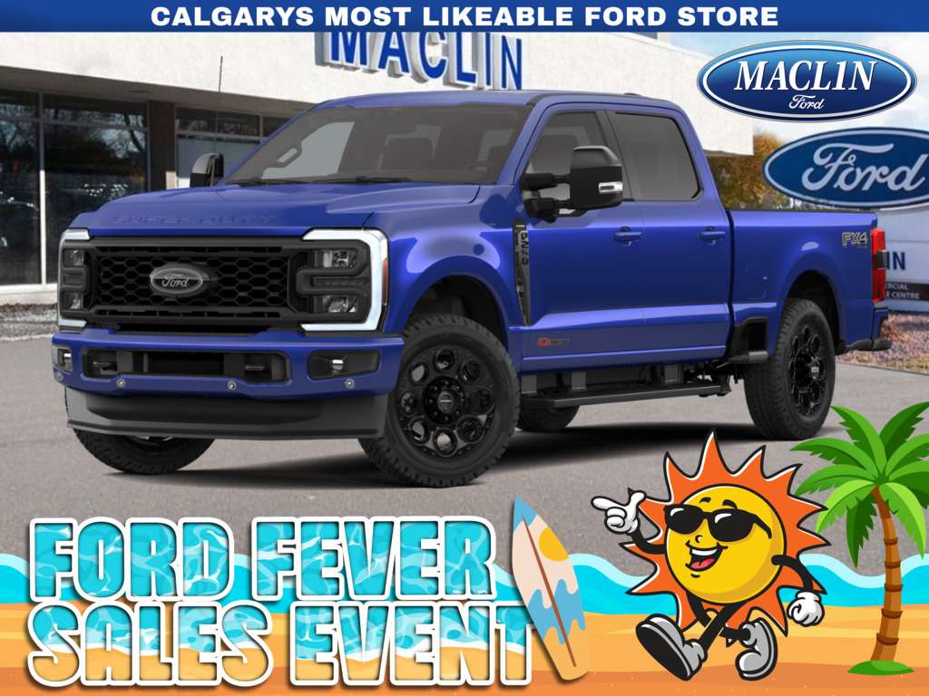 Blue 2026 Ford F-250 Super Duty Pickup Truck Four-Wheel Drive Automatic