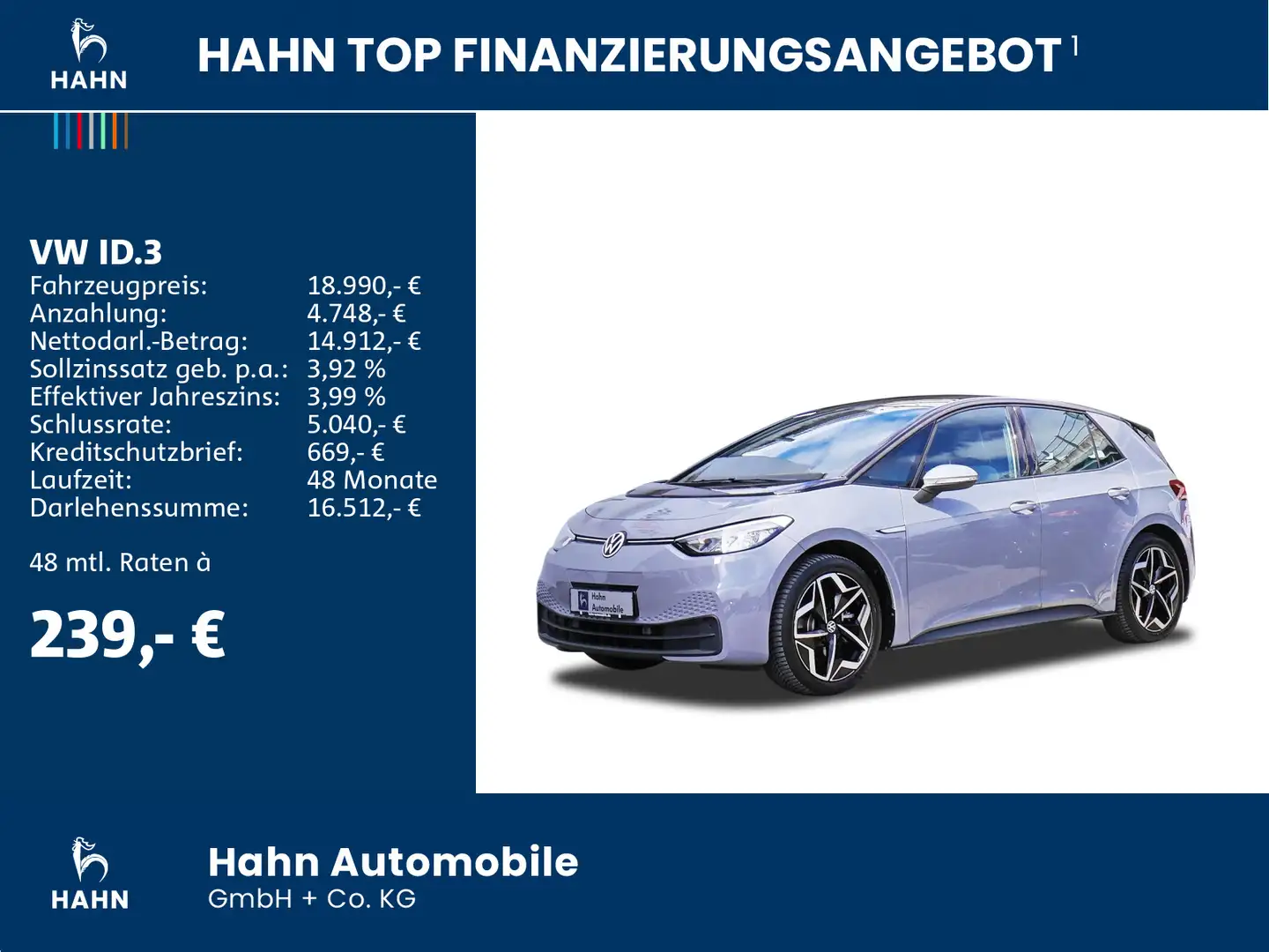 Volkswagen ID.3 Pure Performance Head-up App-Connec Navi DA Gris - 2