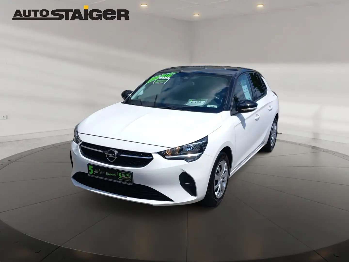 Opel Corsa F 1.2 Edition Klima, Navi, PDC, SHZ Weiß - 2
