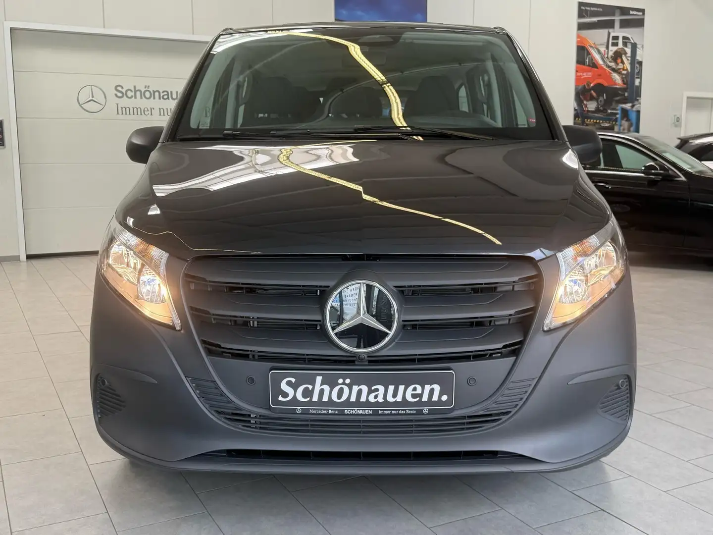 Mercedes-Benz Vito 114 CDI Tourer PRO Lang SCHULBUS+9-S+MBUX Grau - 2