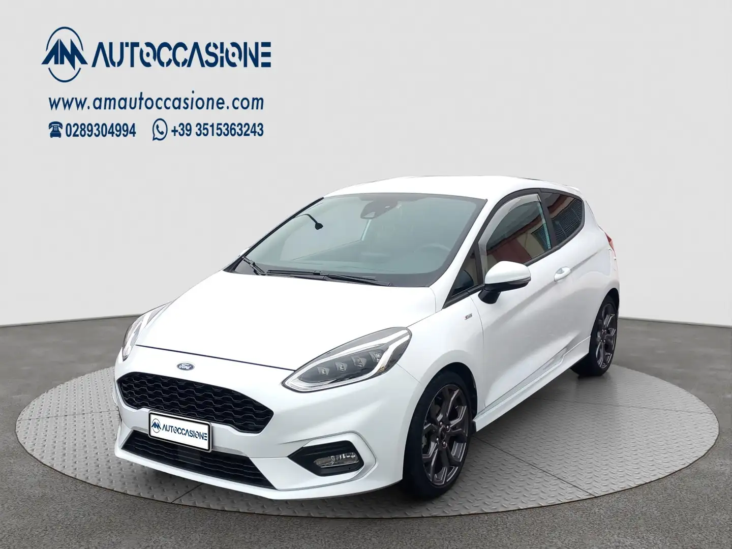 Ford Fiesta Fiesta 3p 1.0 ecoboost ST-Line 100cv Blanc - 1