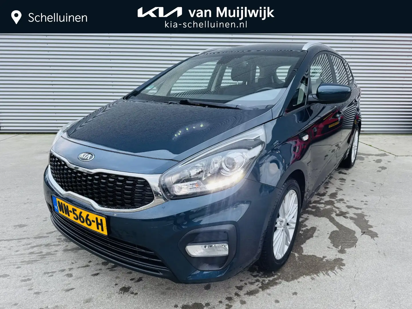 Kia Carens 1.6 GDi First Edition NL-dealerauto | Trekhaak | 7 Blauw - 1