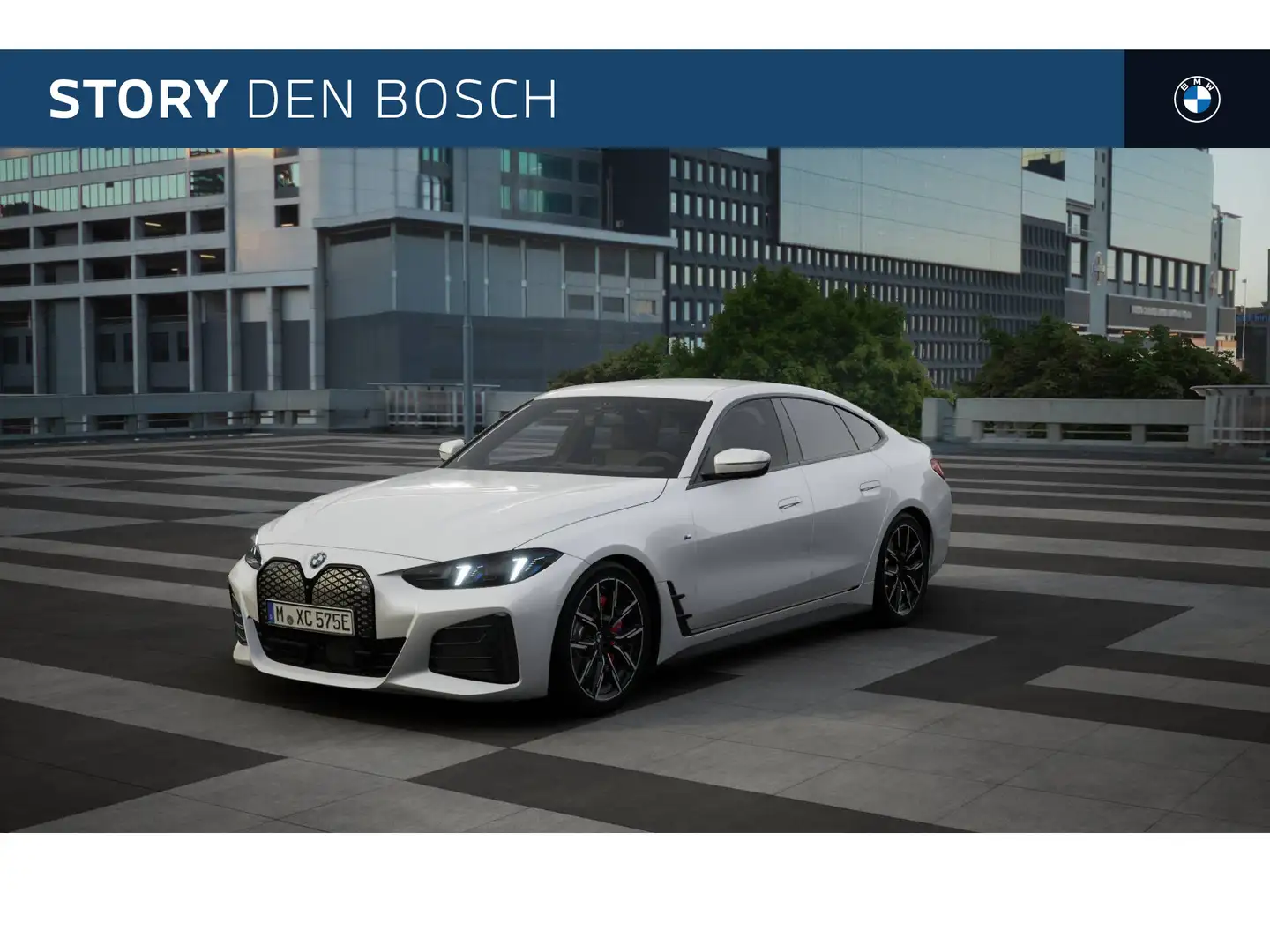 BMW i4 eDrive40 High Executive M Sport / Adaptieve LED / Blanco - 1