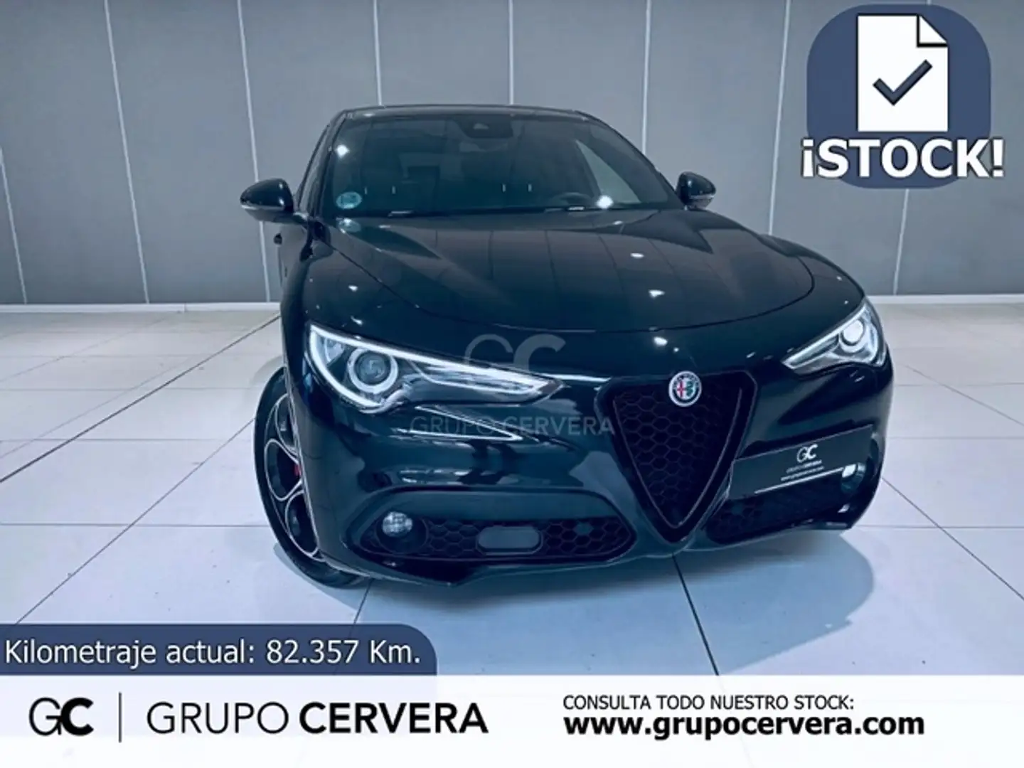 Alfa Romeo Stelvio 2.2 Veloce Q4 210 Aut. Noir - 1